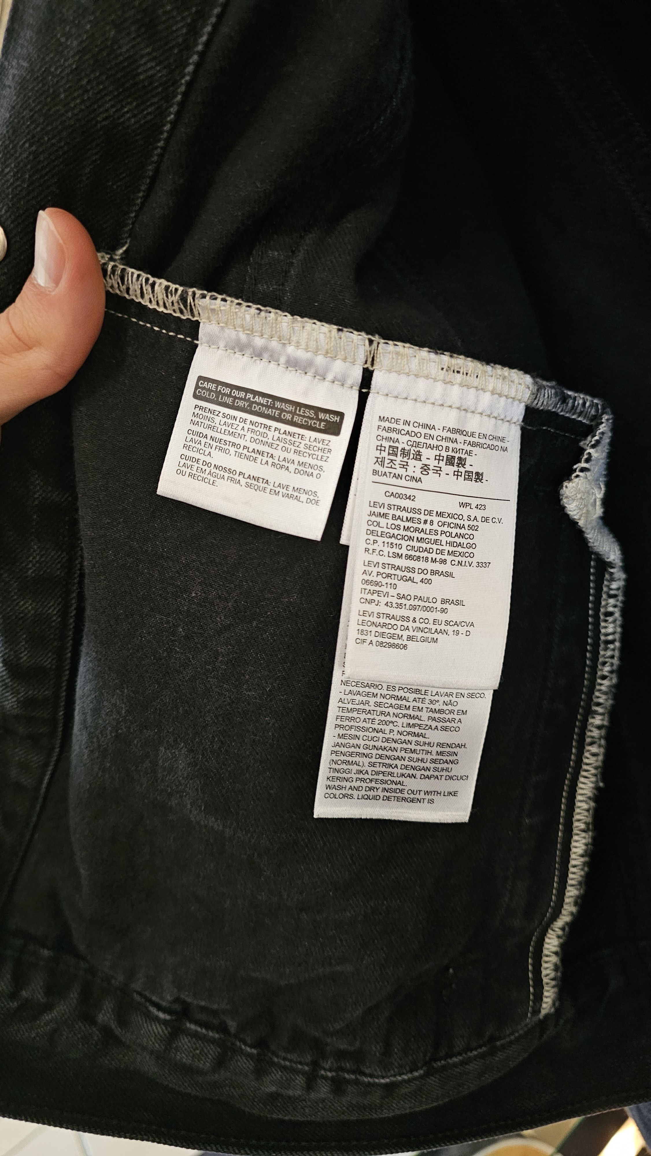 Levi's × Revenge Levi’s® x Revenge Black Denim Jacket – Size L Size US L / EU 52-54 / 3 - 6 Thumbnail