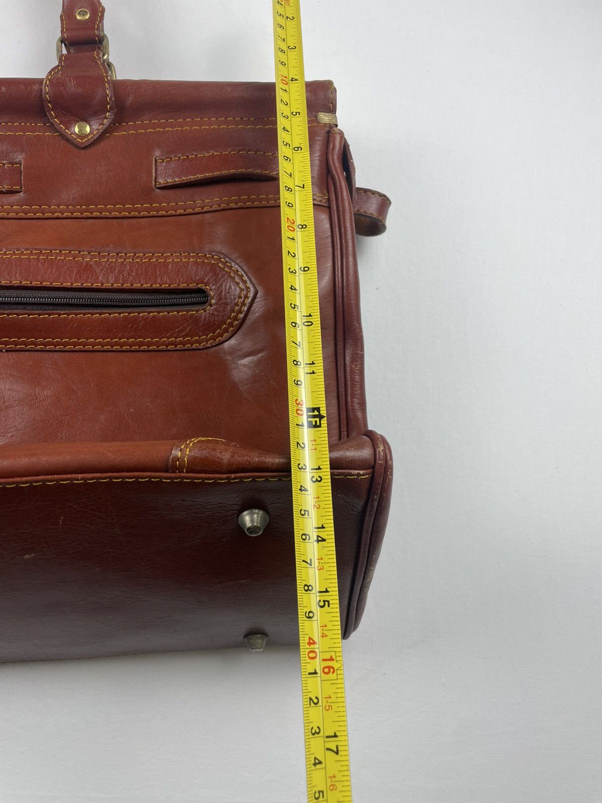 Genuine Leather Rare Pat-CAT Vintage Full Leathers Handmade Made in Italy Size ONE SIZE - 14 Thumbnail