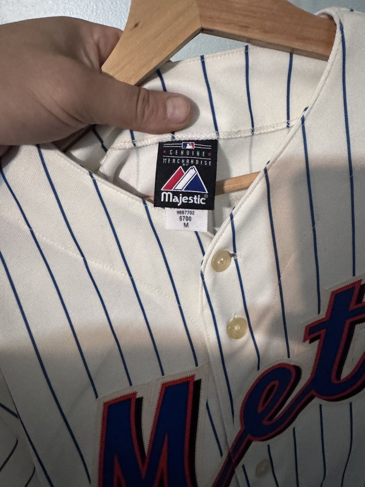 Majestic Vintage Mets Jersey Majestic Authentic Baseball Jersey Sz M Size US M / EU 48-50 / 2 - 3 Thumbnail