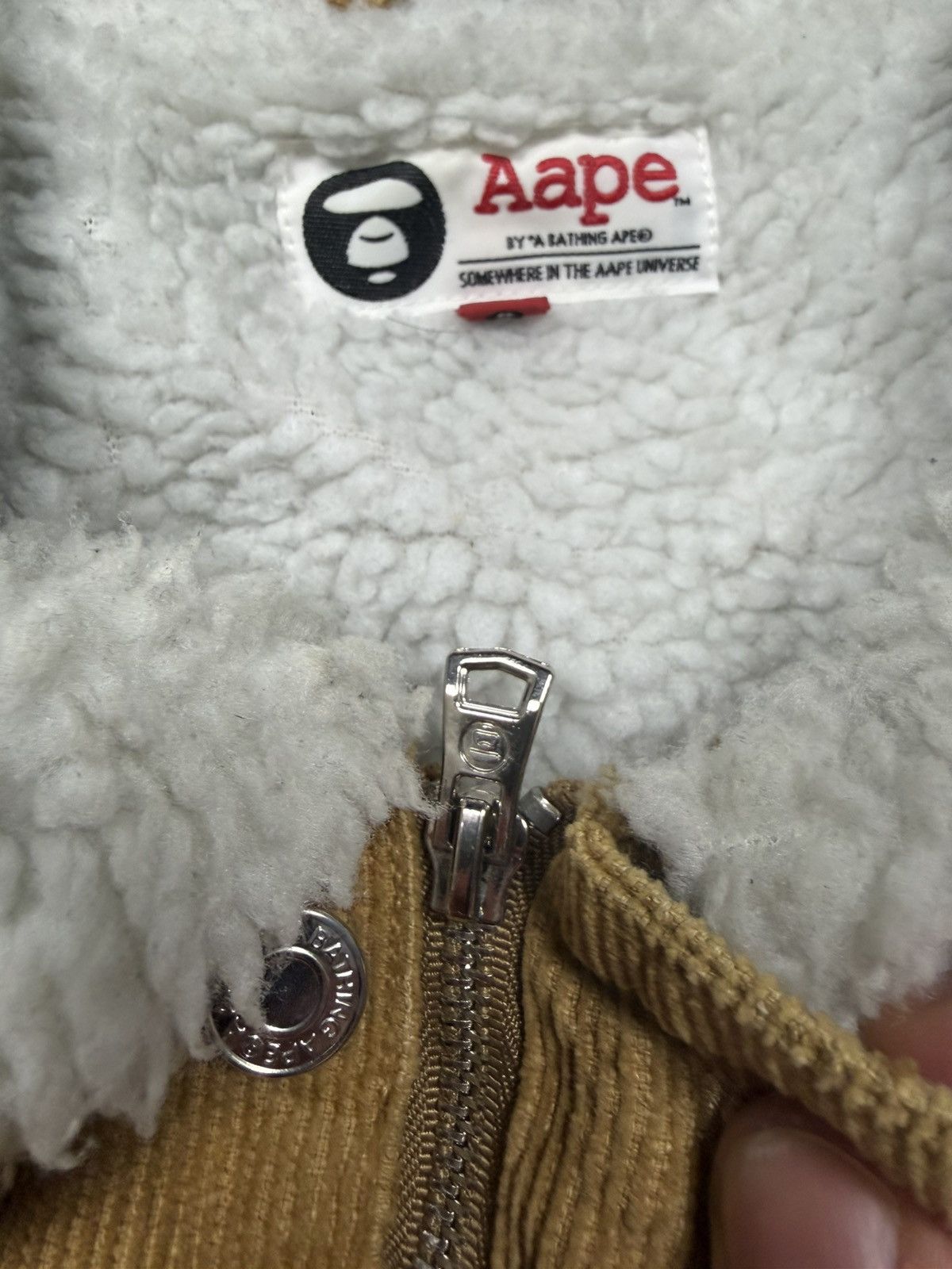Aape Corduroy Jacket AAPE by A Bathing Ape XL Size US XL / EU 56 / 4 - 11 Thumbnail