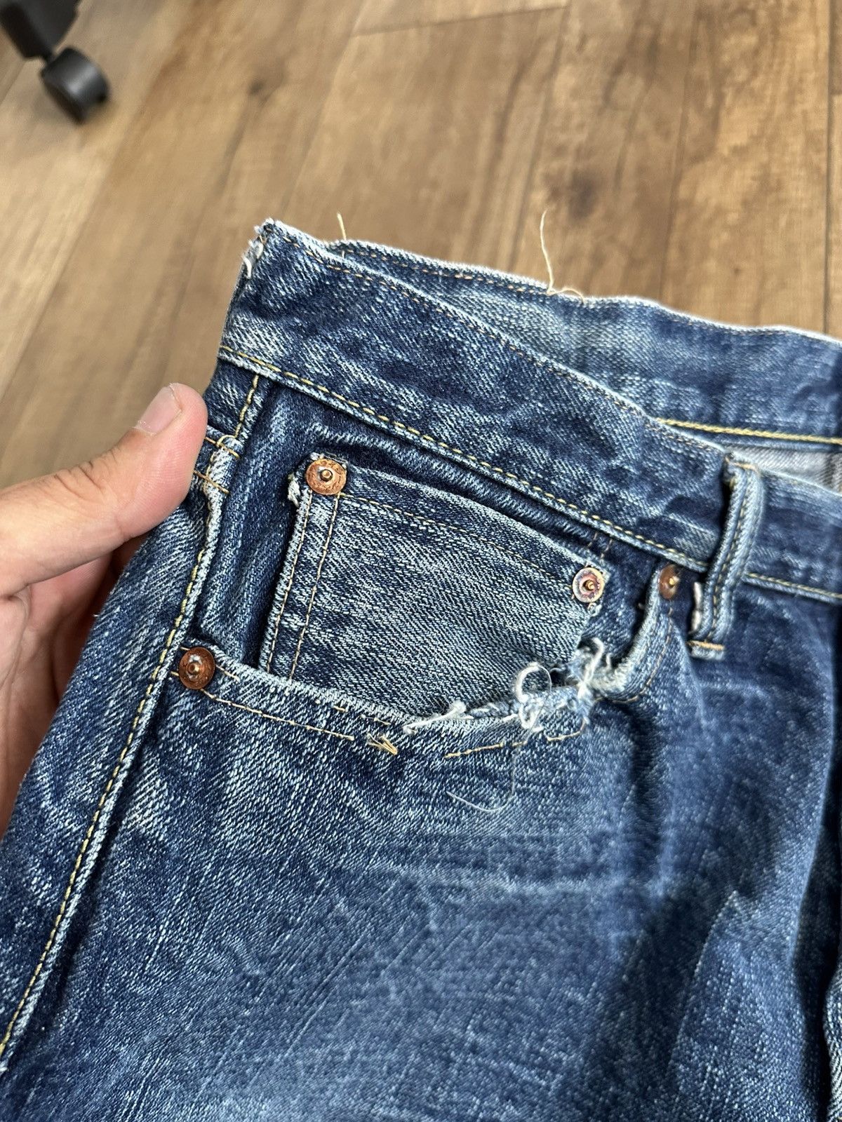 Samurai Jeans Samurai Japan Jeans Denim Distressed Size US 34 / EU 50 - 10 Thumbnail