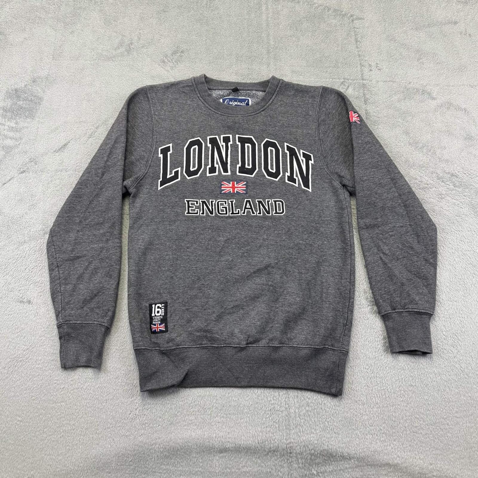 Other Original 16Sixty Landon England Grey Sweatshirt Size US S / EU 44-46 / 1 - 1 Thumbnail