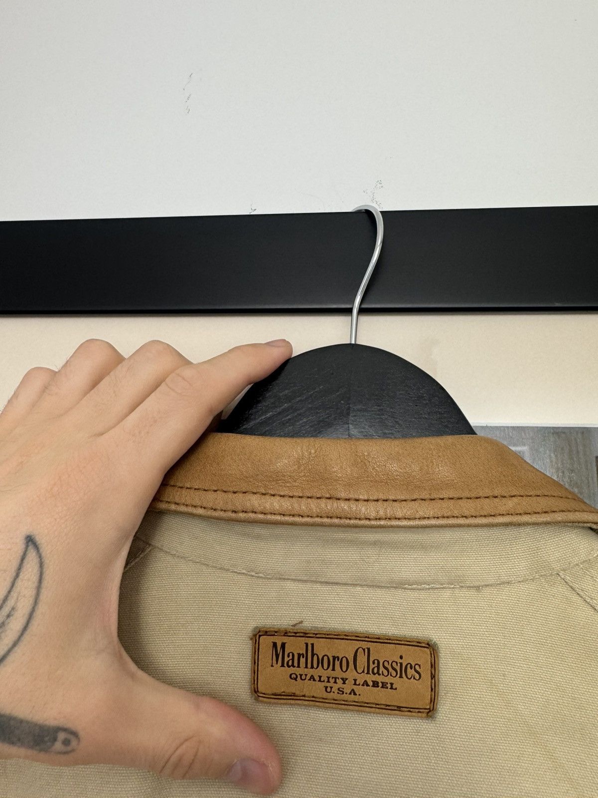Marlboro Classics Marlboro Classics Vintage Washed Beige Jacket Chore Coat Size US M / EU 48-50 / 2 - 4 Thumbnail