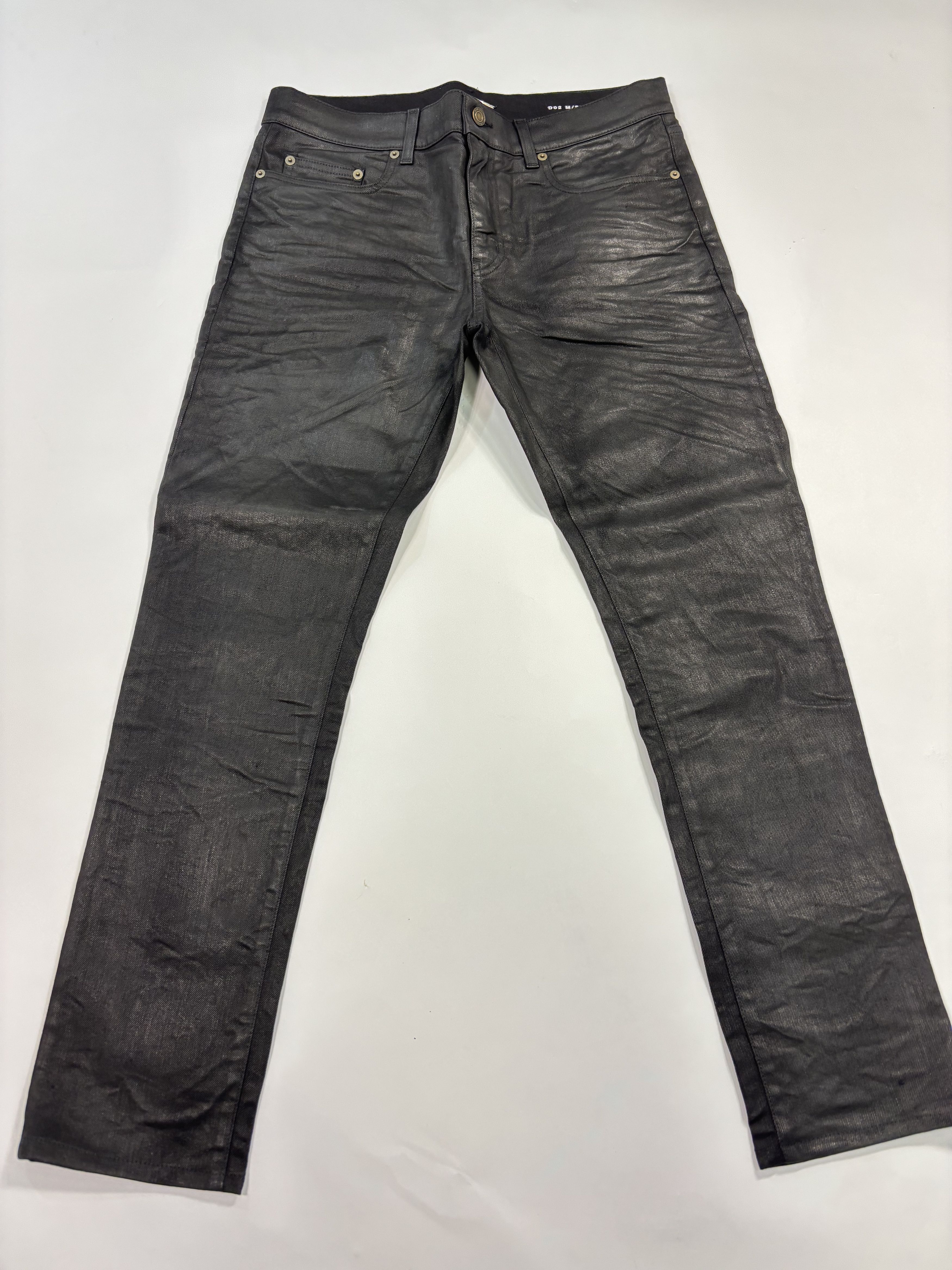 Saint Laurent Paris Saint Laurent Leather Look Pants Size US 32 / EU 48 - 1 Thumbnail