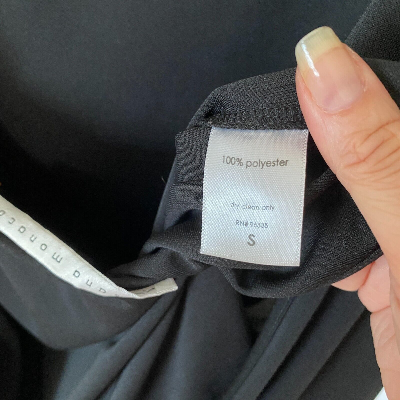 Susana Monaco Susana Monaco Black Fitted Kat Sleeveless Open Back Dress S Size S / US 4 / IT 40 - 8 Thumbnail