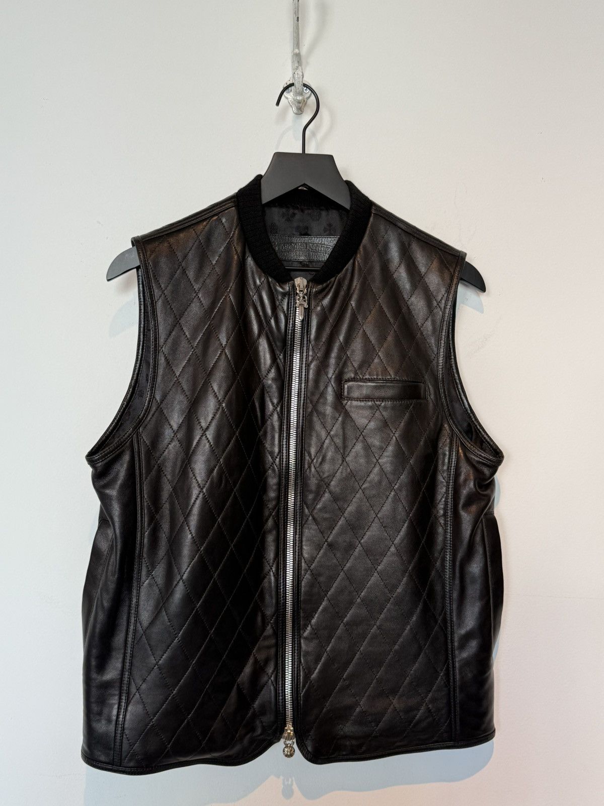 Chrome Hearts Chrome Hearts Leather Vest With Patches Size US M / EU 48-50 / 2 - 2 Thumbnail