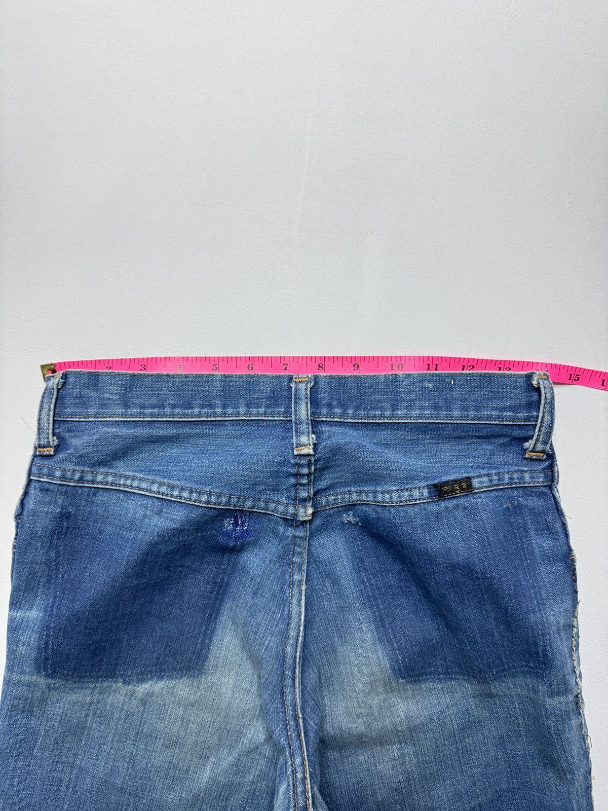 Vintage Vintage 1970’s Women’s Wrangler WFL - 101 Bell Bottom Jeans Size 28" / US 6 / IT 42 - 11 Thumbnail