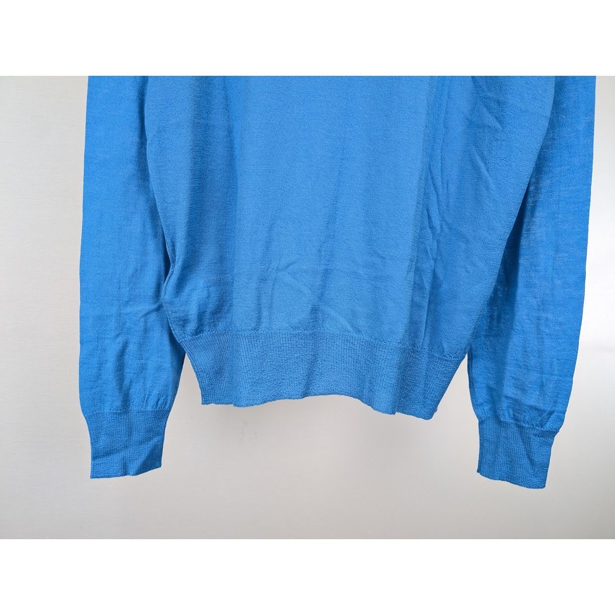 Bottega Veneta o1rshd1 Off Gauge Superfine Cashmere Sweater in Blue Size US L / EU 52-54 / 3 - 13 Thumbnail
