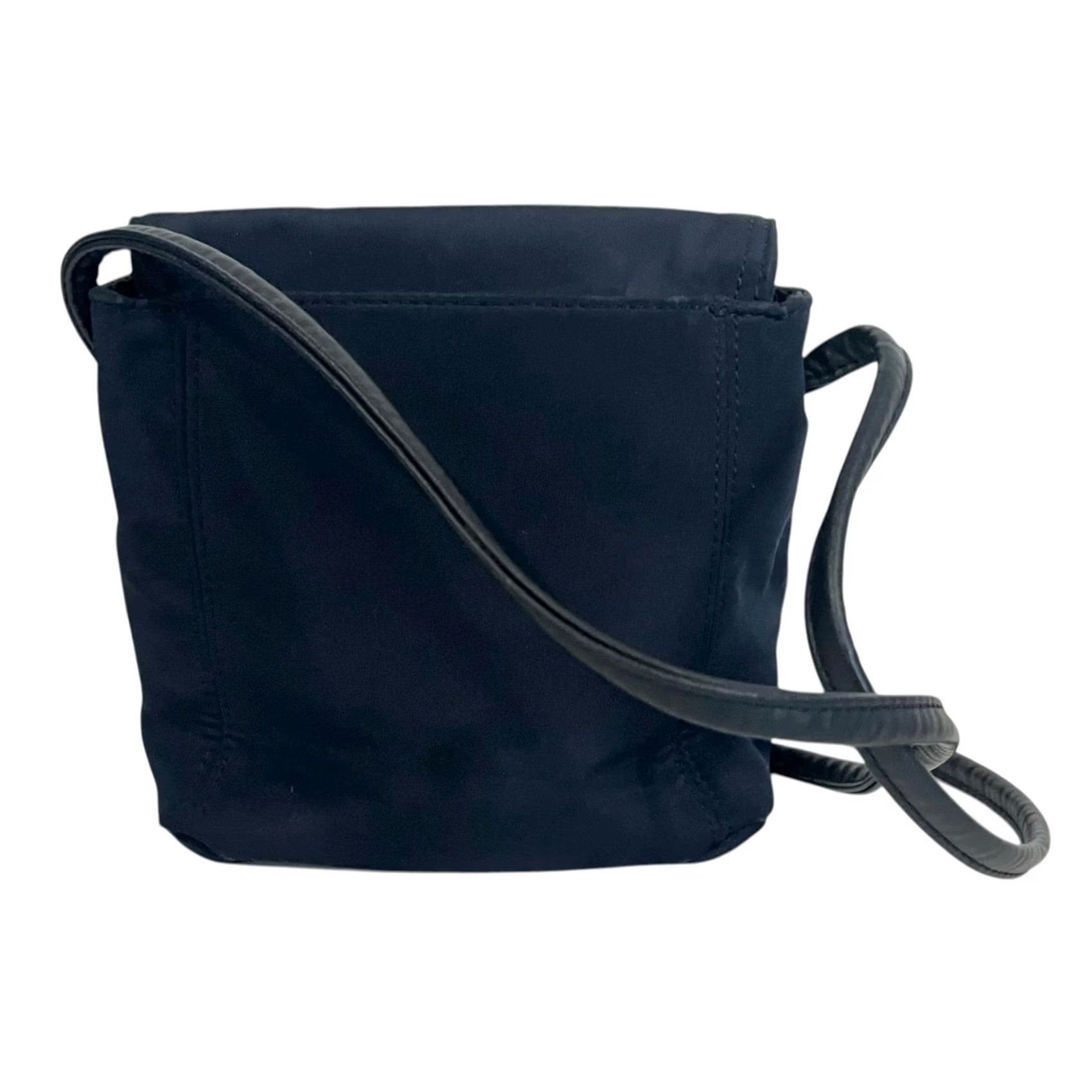 Nine West VINTAGE Nine West Nylon Crossbody Mini Purse Sleek Slim Shoulder Bag Womens 90s Blue 5x6x2.5in Bag Width x Height x Depth Magnetic Closure Size ONE SIZE - 7 Thumbnail