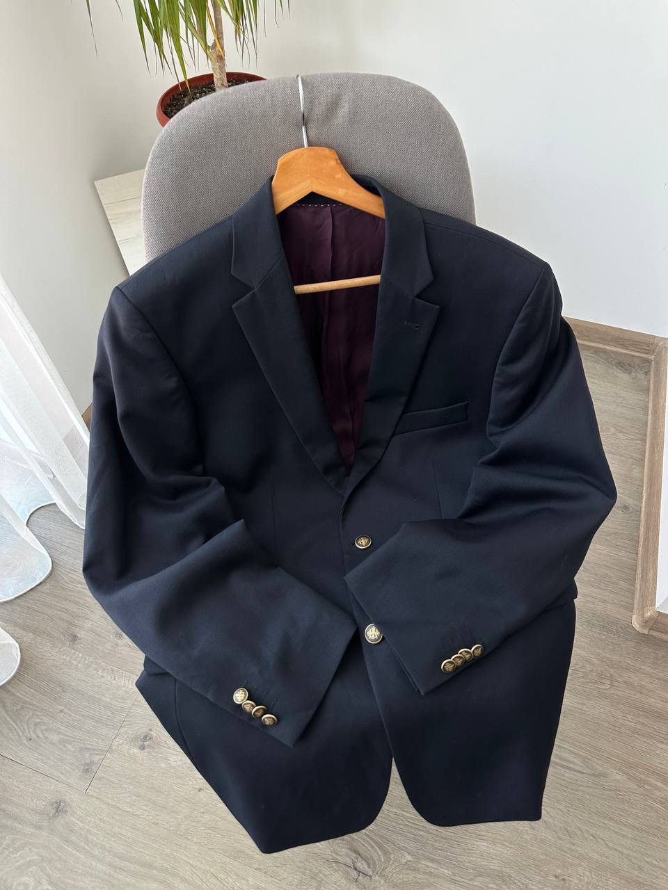 Vintage × Z Zegna Vintage Japanese Ermenegildo Tessuto Zegna Blazer Jacket Size 42R - 5 Thumbnail