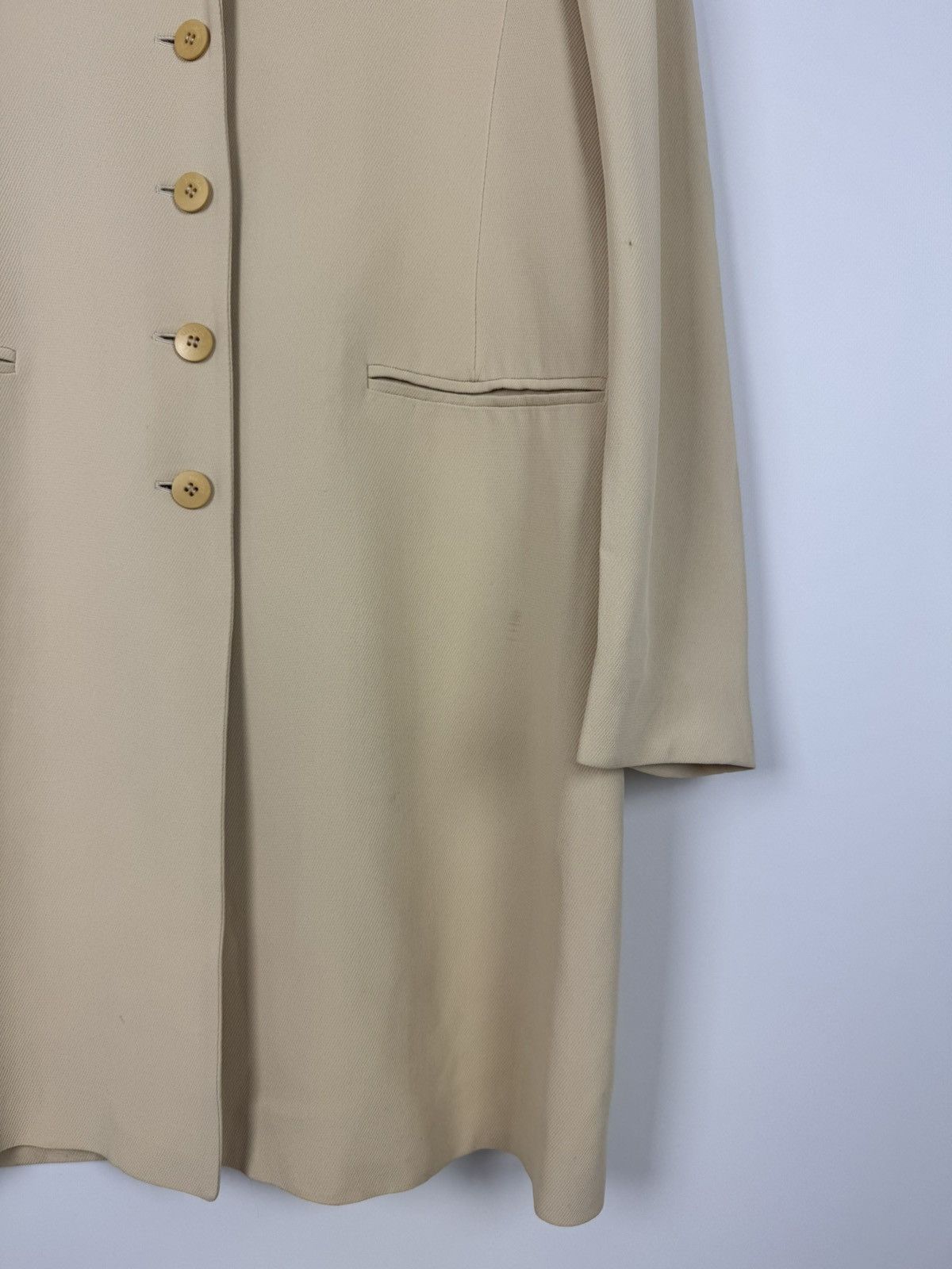 Max Mara Max Mara Ivory Women’s Light Coat Size XL / US 12-14 / IT 48-50 - 9 Thumbnail