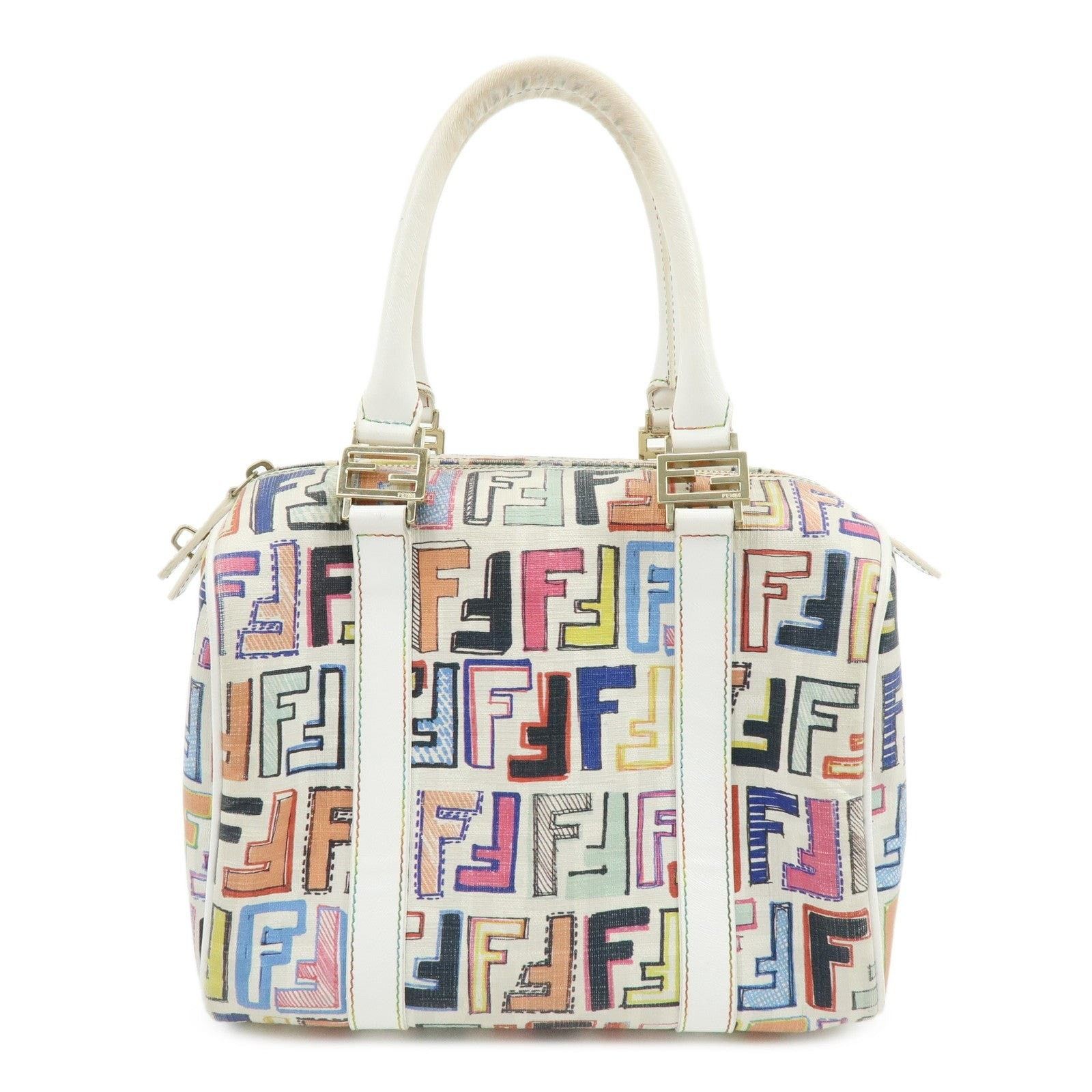 Fendi Fendi Zucca & Leather Satchel Size ONE SIZE - 1 Thumbnail