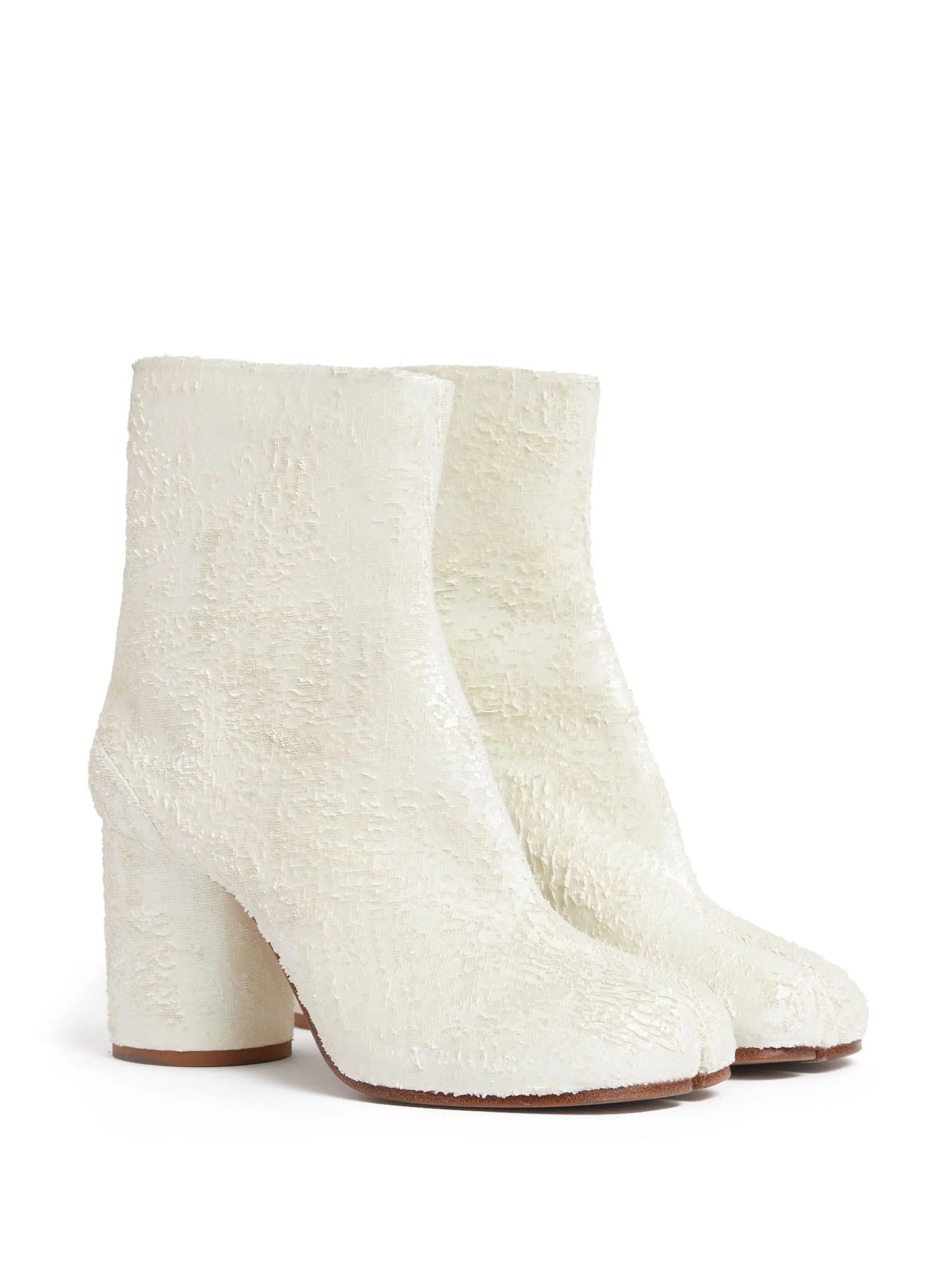 Maison Margiela o1w1db11225 Tabi Ankle Boots in White Size US 10 / IT 40 - 2 Thumbnail