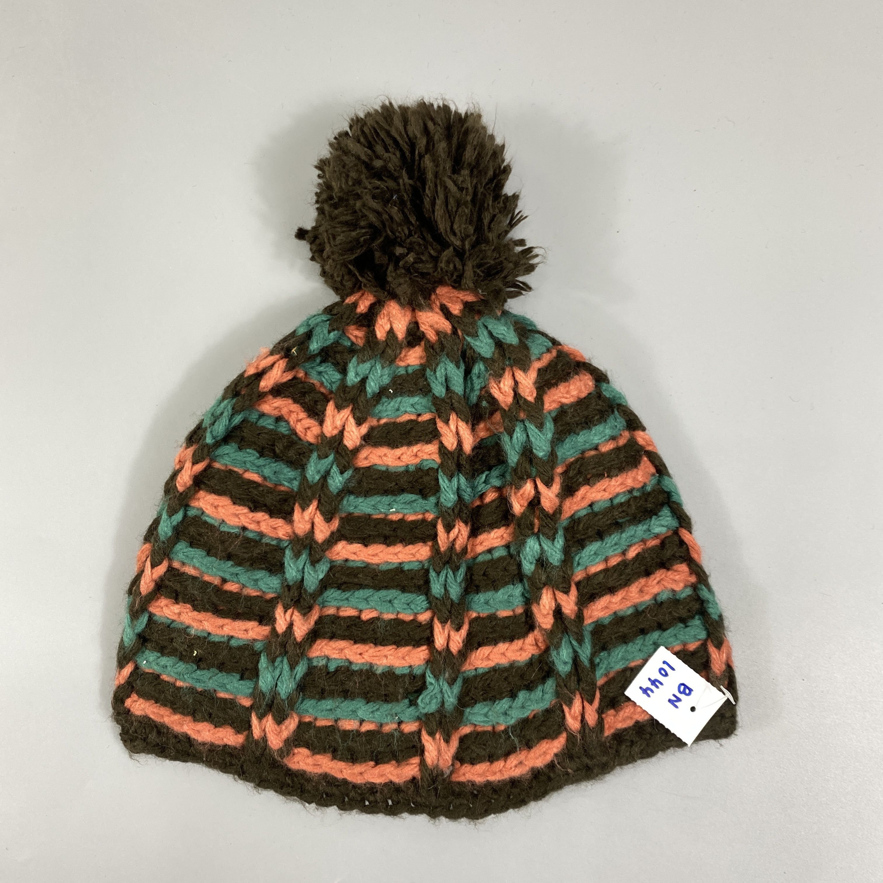Japanese Brand Lip Jewel Knitted Beanie Hats Pom Pom -BN1044 Size ONE SIZE - 6 Thumbnail
