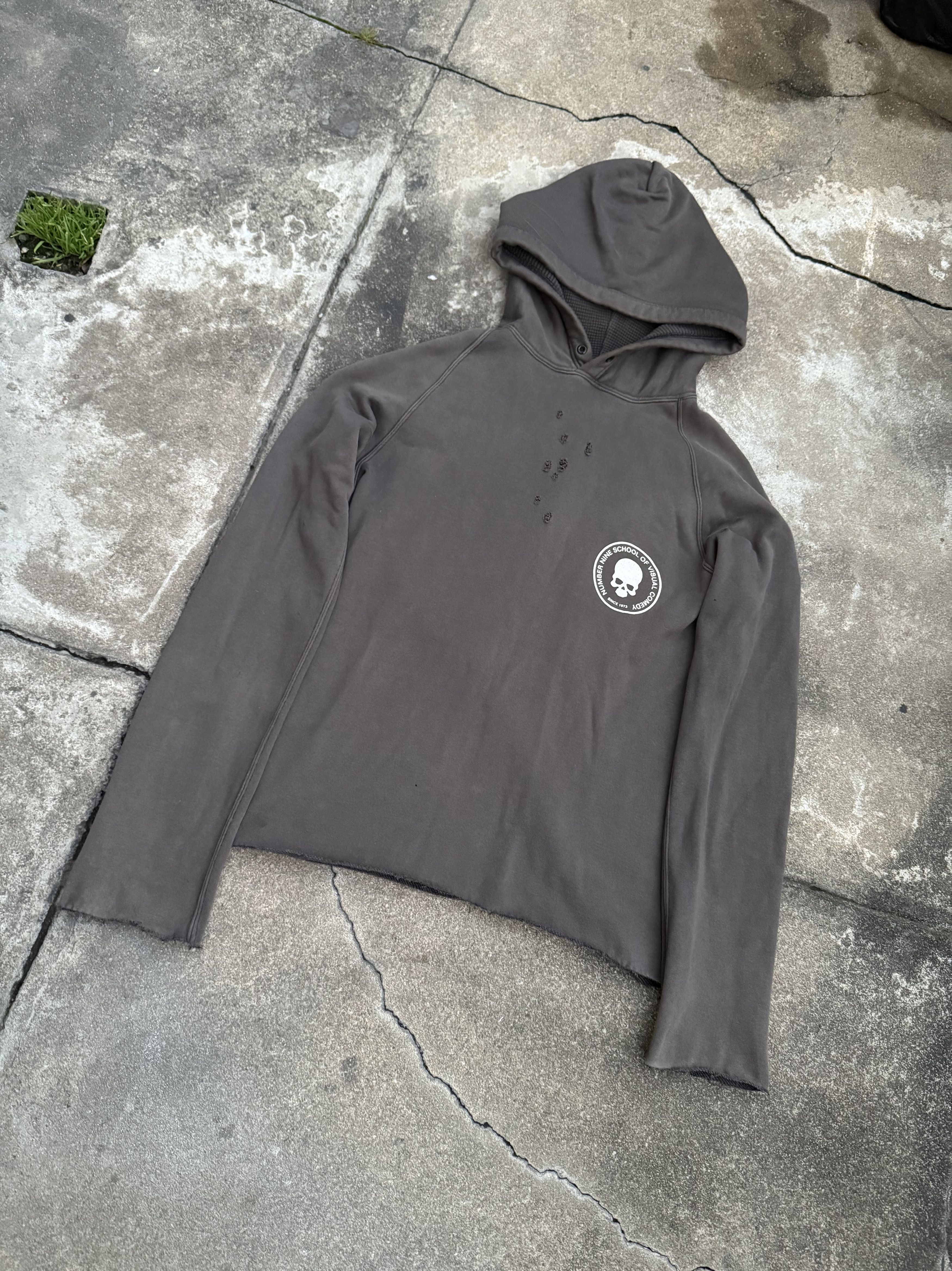 Number (N)ine SS01 “Time Migration” School of Visual Comedy Hoodie Size US L / EU 52-54 / 3 - 2 Thumbnail