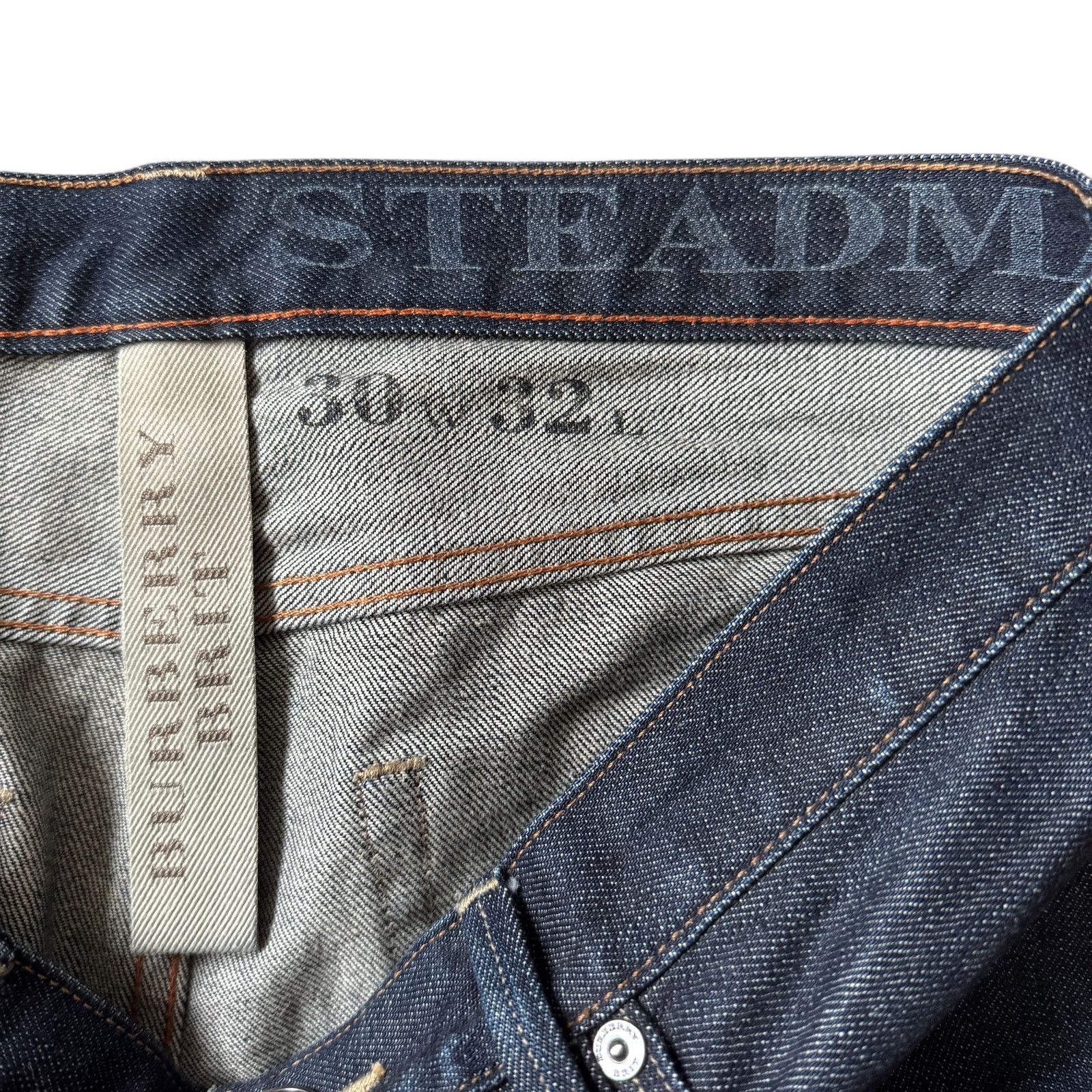 Burberry Burberry Brit Steadman Straight Leg Jeans Dark Wash Size US 30 / EU 46 - 4 Thumbnail