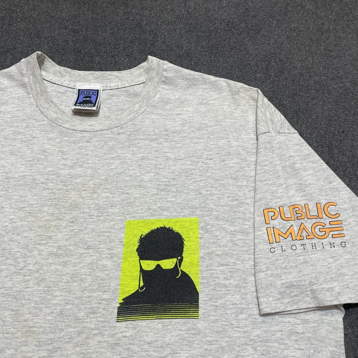 Vintage Vintage Public Image Clothing 90s T-shirt Size US L / EU 52-54 / 3 - 1 Thumbnail
