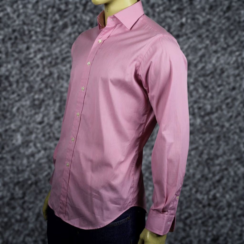 Polo Ralph Lauren Polo Ralph Lauren Pink Classic Regent Fit Dress Shirt NWT Mens Shirt 17 1/2 34/35 Cotton Solid Size 46R - 1 Preview