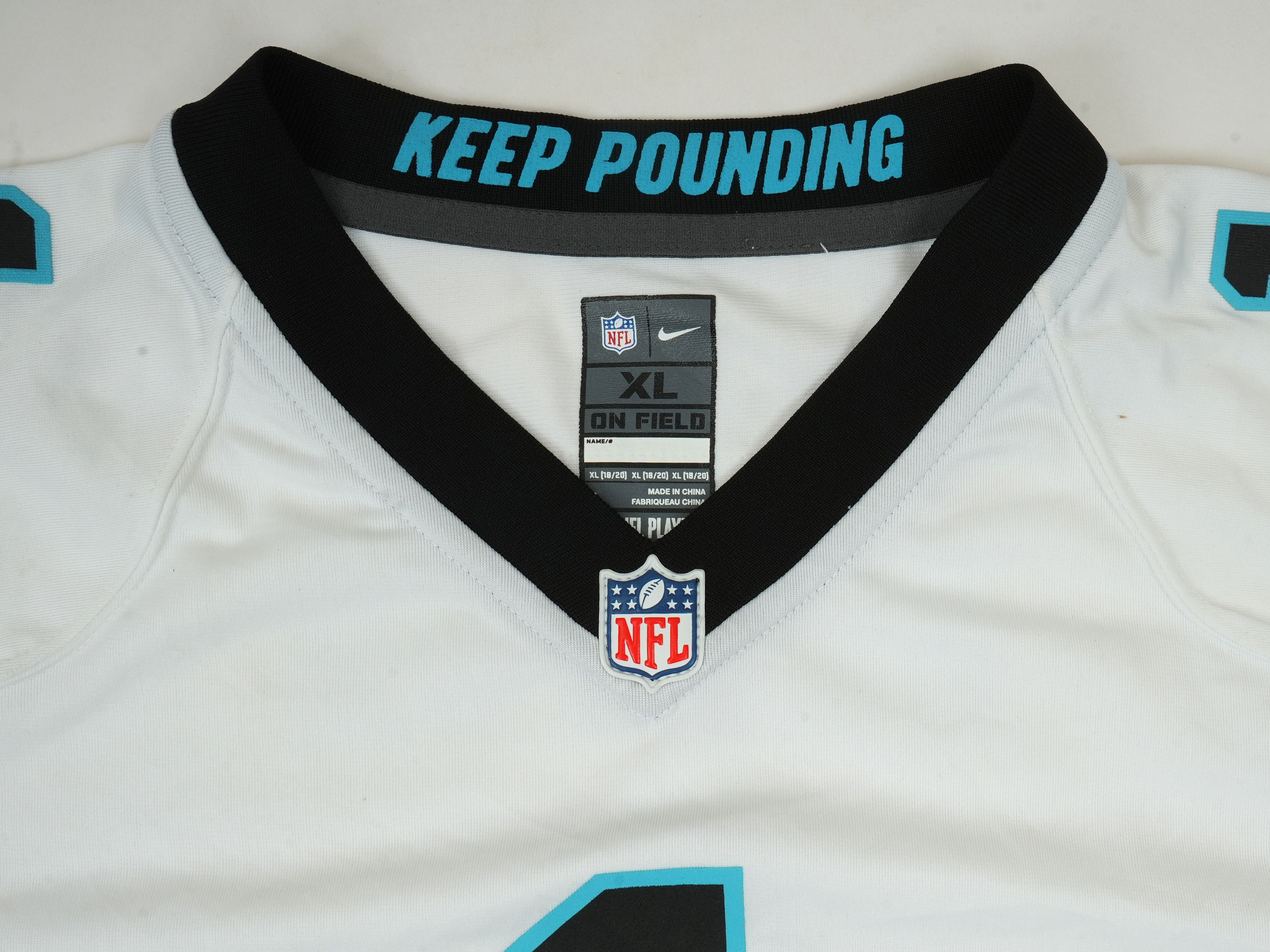 NFL Jersey Nike NFL Newton Carolina Panthers XL Black Blue Size US XL / EU 56 / 4 - 3 Thumbnail