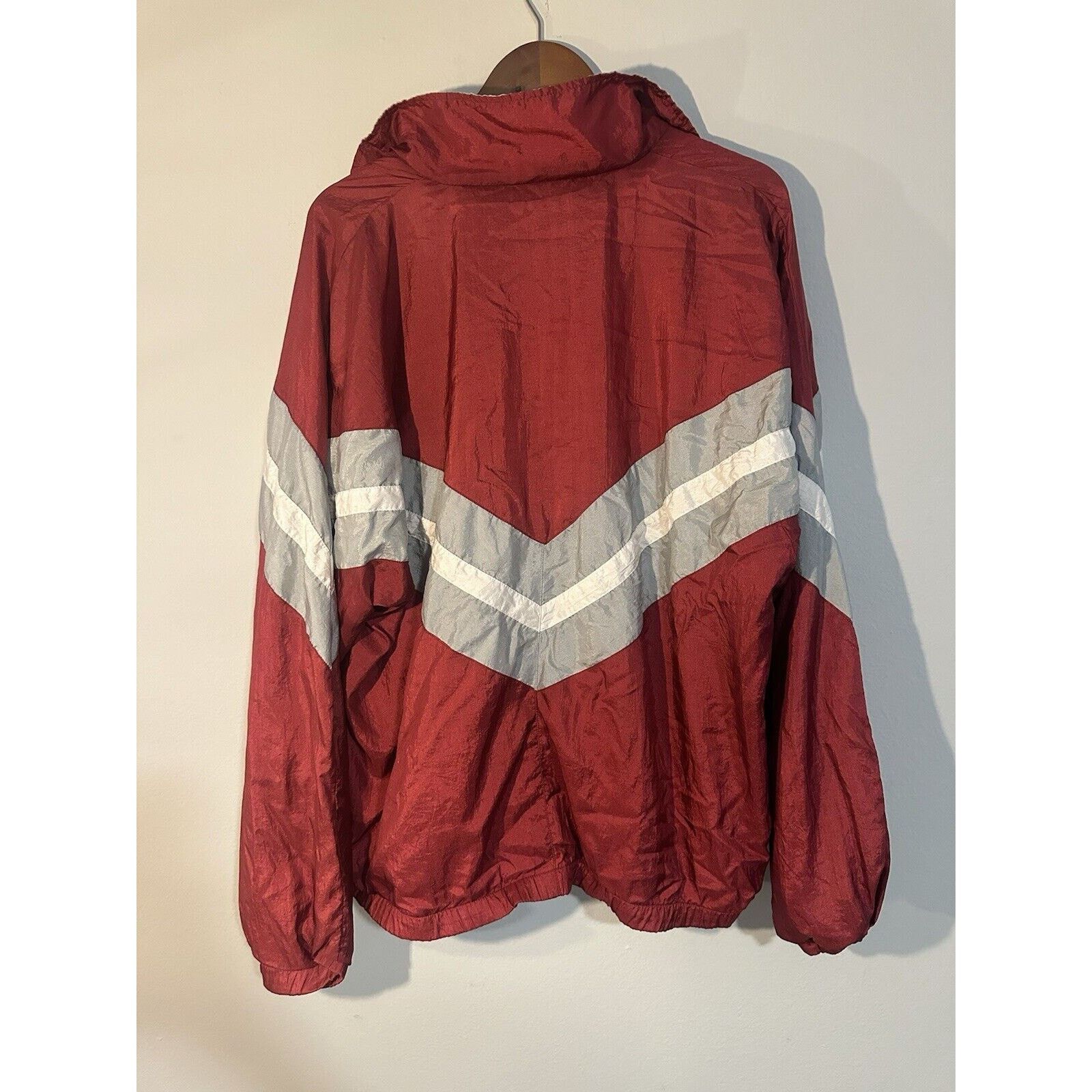 Sahara Club Vtg 80's-90's Sahara Zip Windbreaker Track Jacket L Red Size US L / EU 52-54 / 3 - 4 Thumbnail