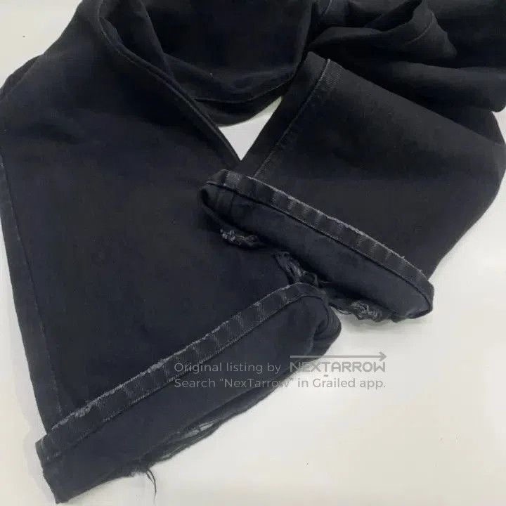 Balenciaga Balenciaga Black Loose Straight Leg Jeans. Size US 30 / EU 46 - 6 Thumbnail