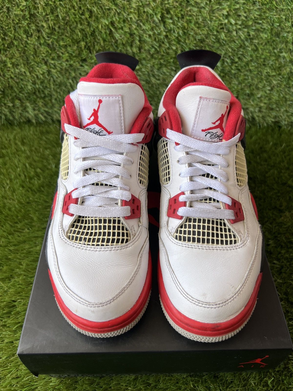 Jordan Brand × Nike Jordan 4 Retro Fire Red (2020) Size US 6 / EU 39 - 3 Thumbnail