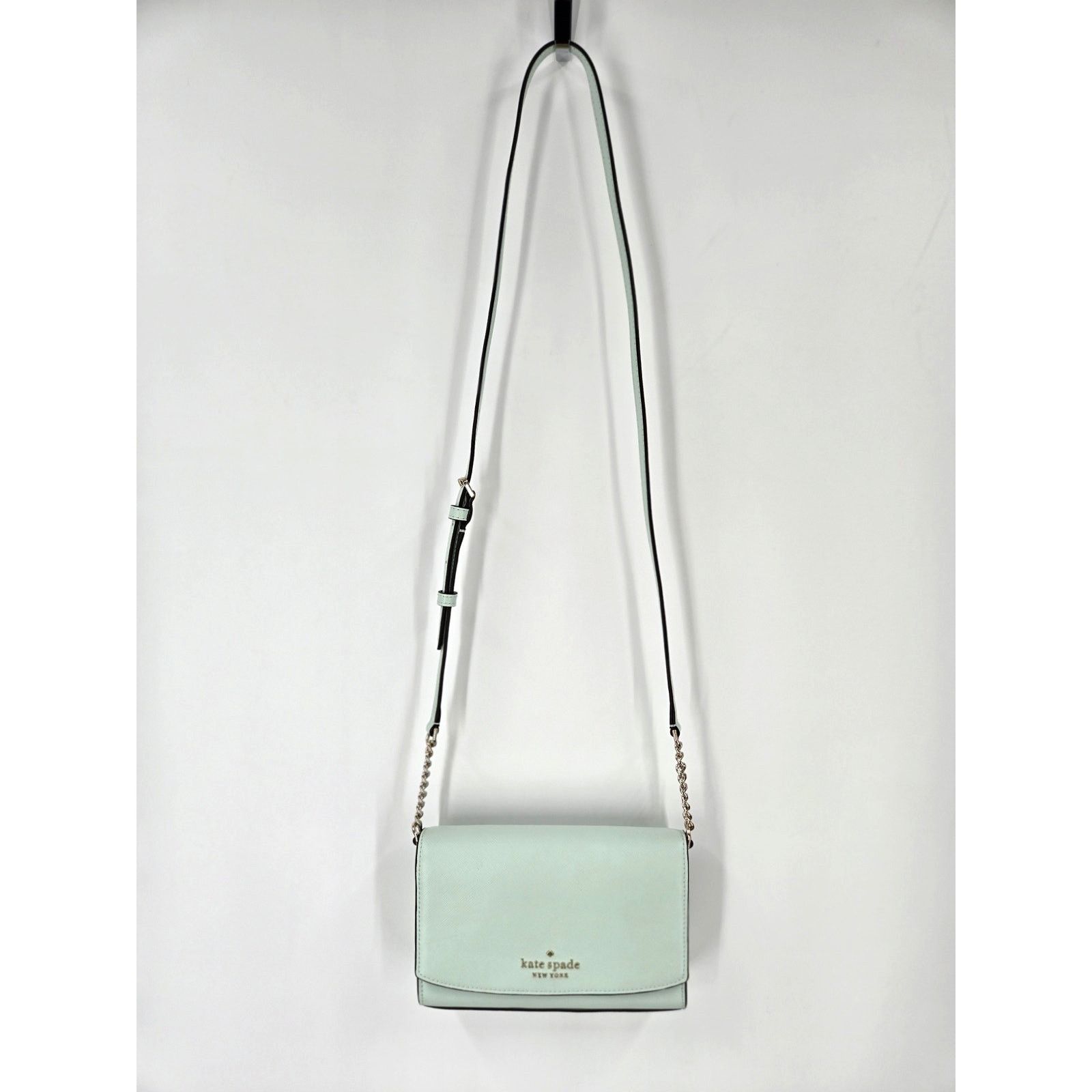 Kate Spade Kate Spade Carson Saffiano Leather Crossbody in Mint Size ONE SIZE - 15 Thumbnail