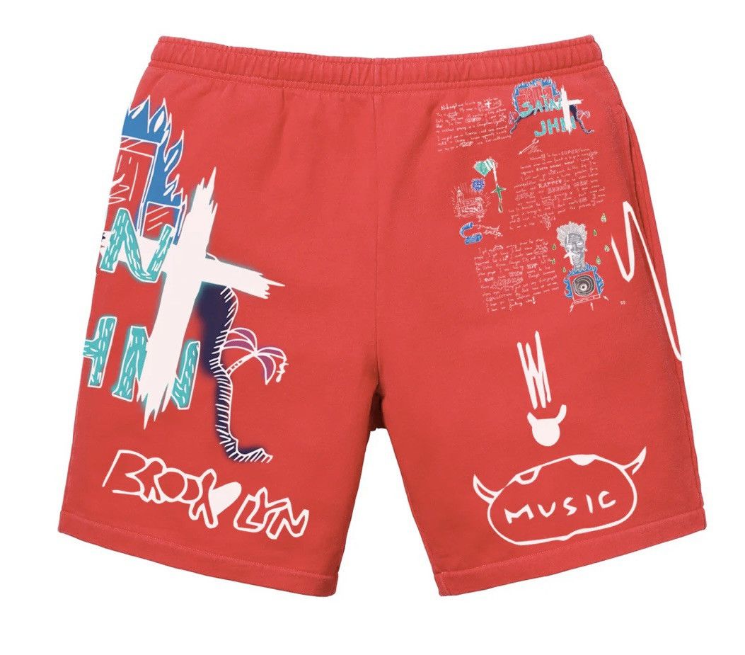 Rap Tees SAINt JHN Journal Entry 1 - Shorts - Red/Large Size US 32 / EU 48 - 2 Thumbnail