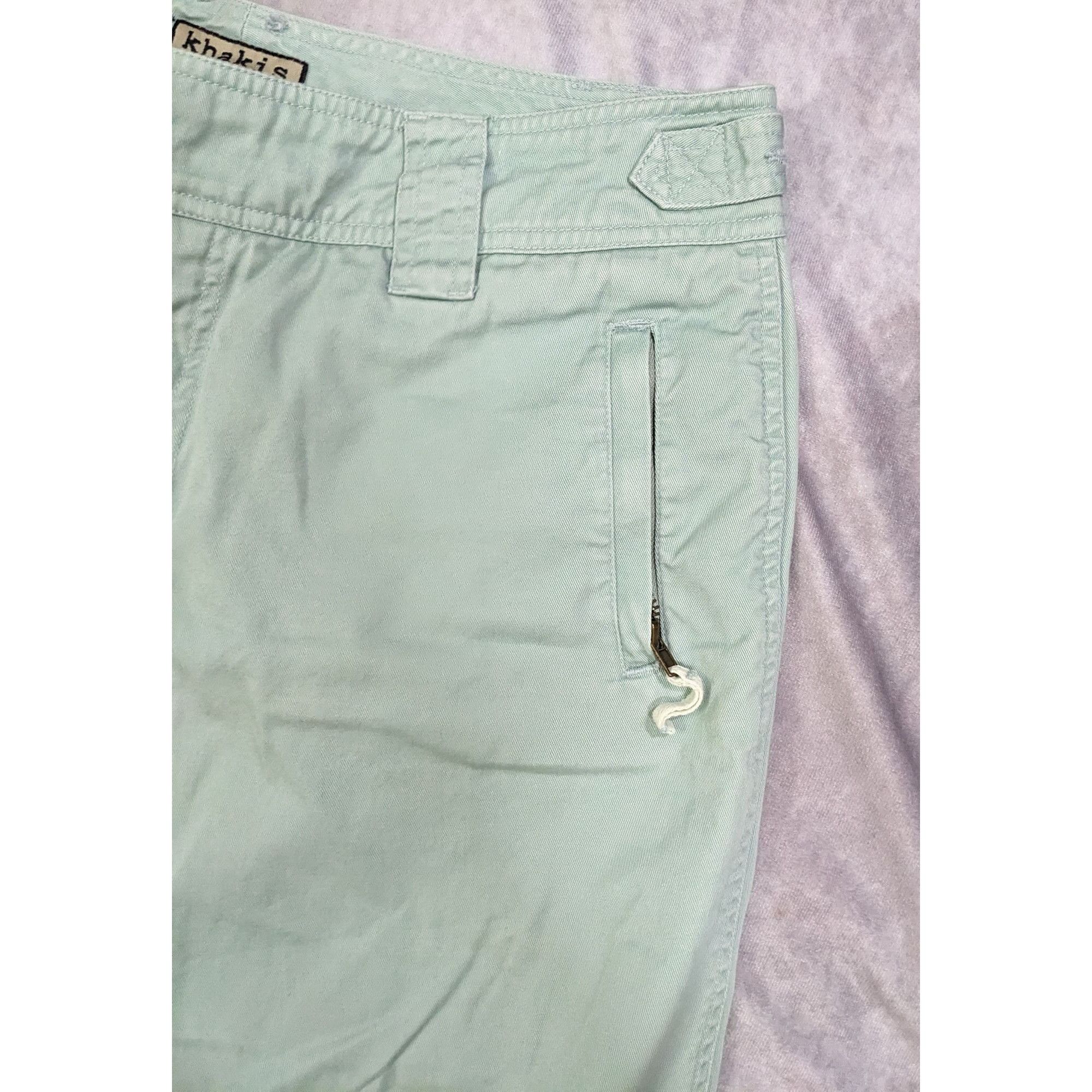 Other Preppy Mint Green Capris by Khakis International Design Size 32" / US 10 / IT 46 - 9 Thumbnail