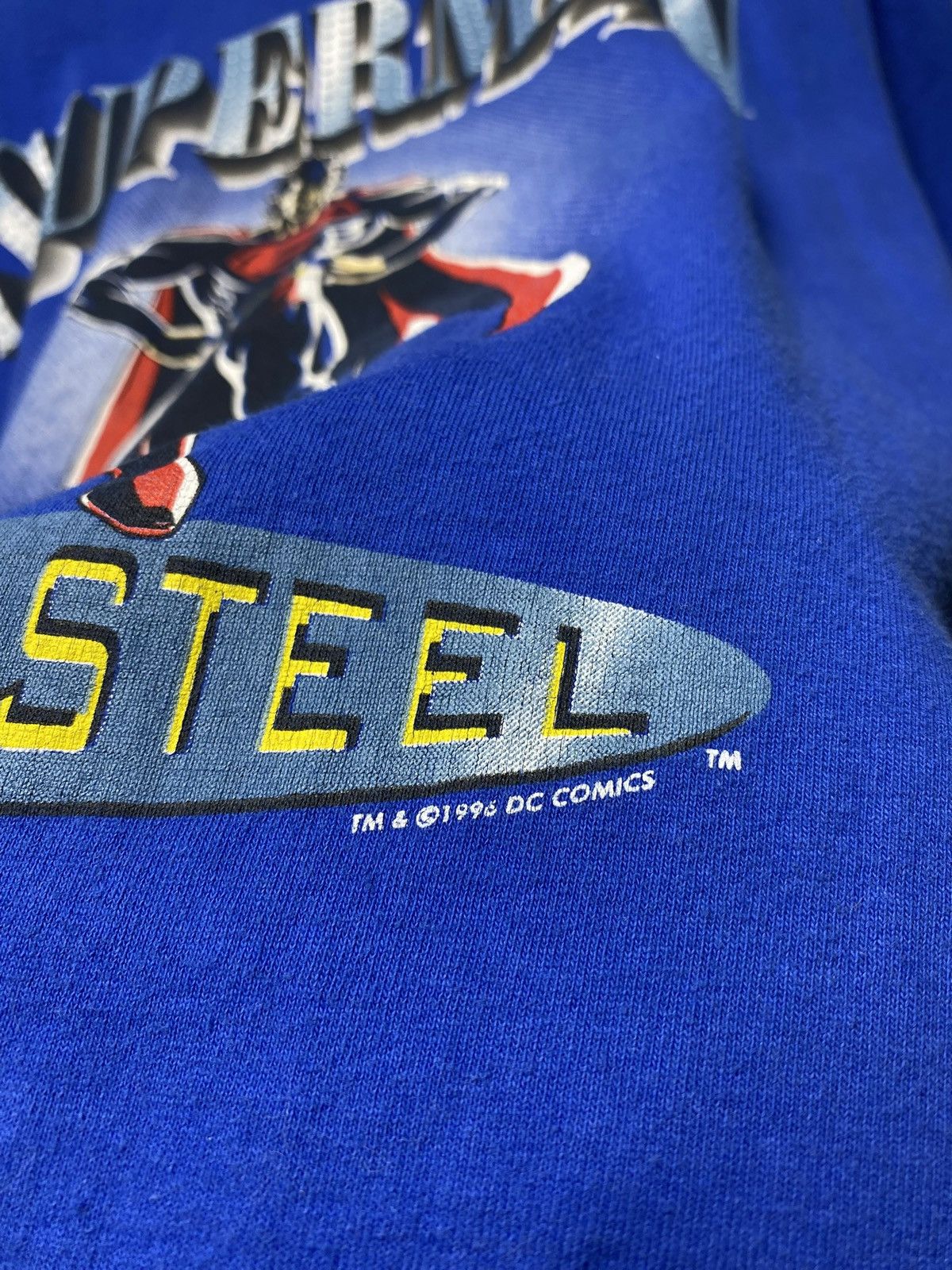 Vintage Vintage 90’s Superman DC Comics tee Shirt Medium Size US M / EU 48-50 / 2 - 3 Thumbnail