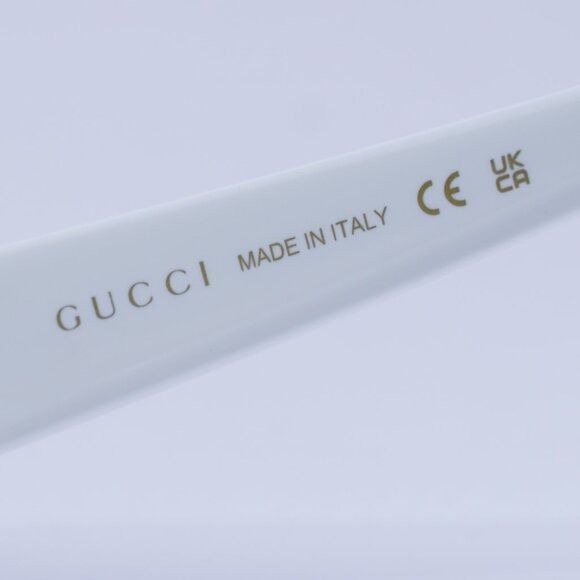 Gucci 🕶️ New Gucci GG1779S 002 White/Grey Sunglasses Size ONE SIZE - 7 Thumbnail