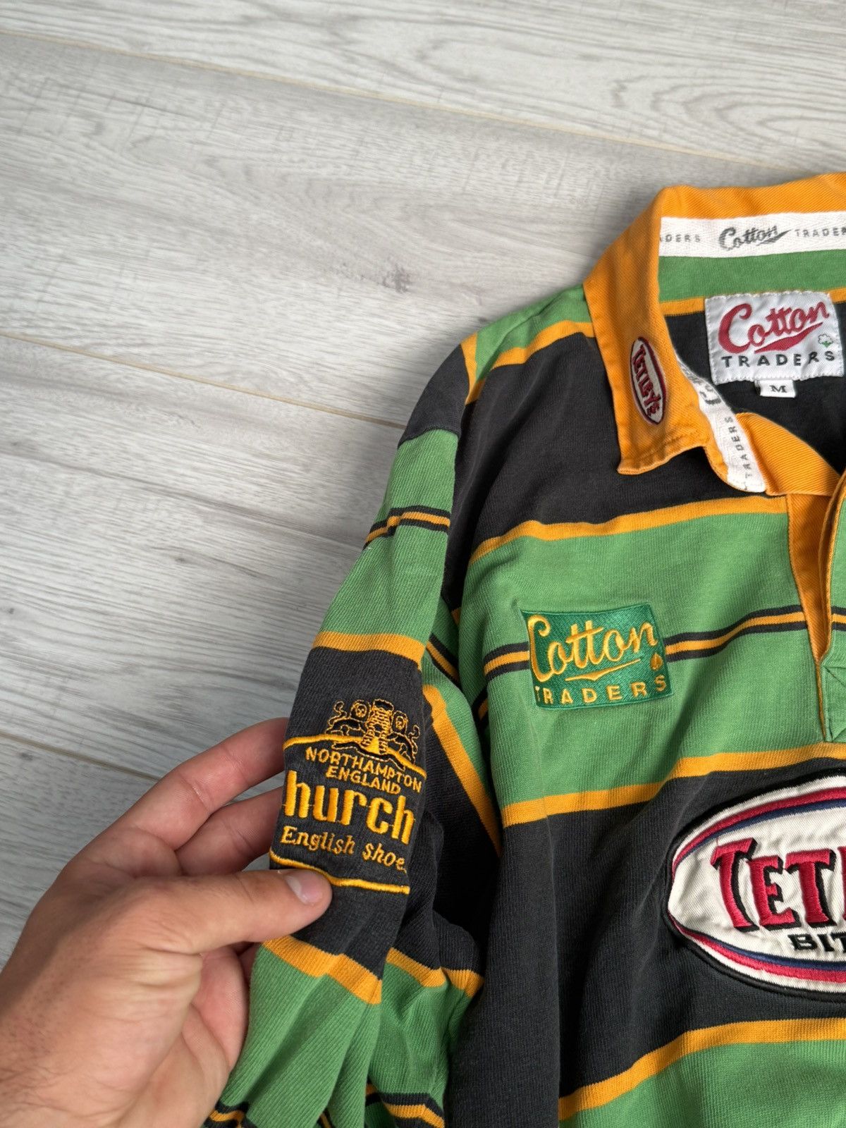 Cotton Traders Vintage Cotton Traders Northampton Saints Rugby Shirt 90s Size US M / EU 48-50 / 2 - 3 Thumbnail
