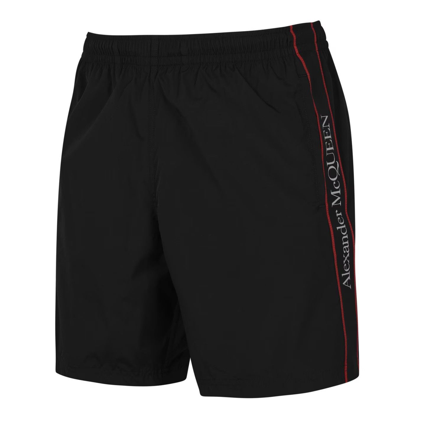 Alexander McQueen o1g2r1mq0326 Selvedge Swim Shorts in Black Size US 30 / EU 46 - 7 Thumbnail