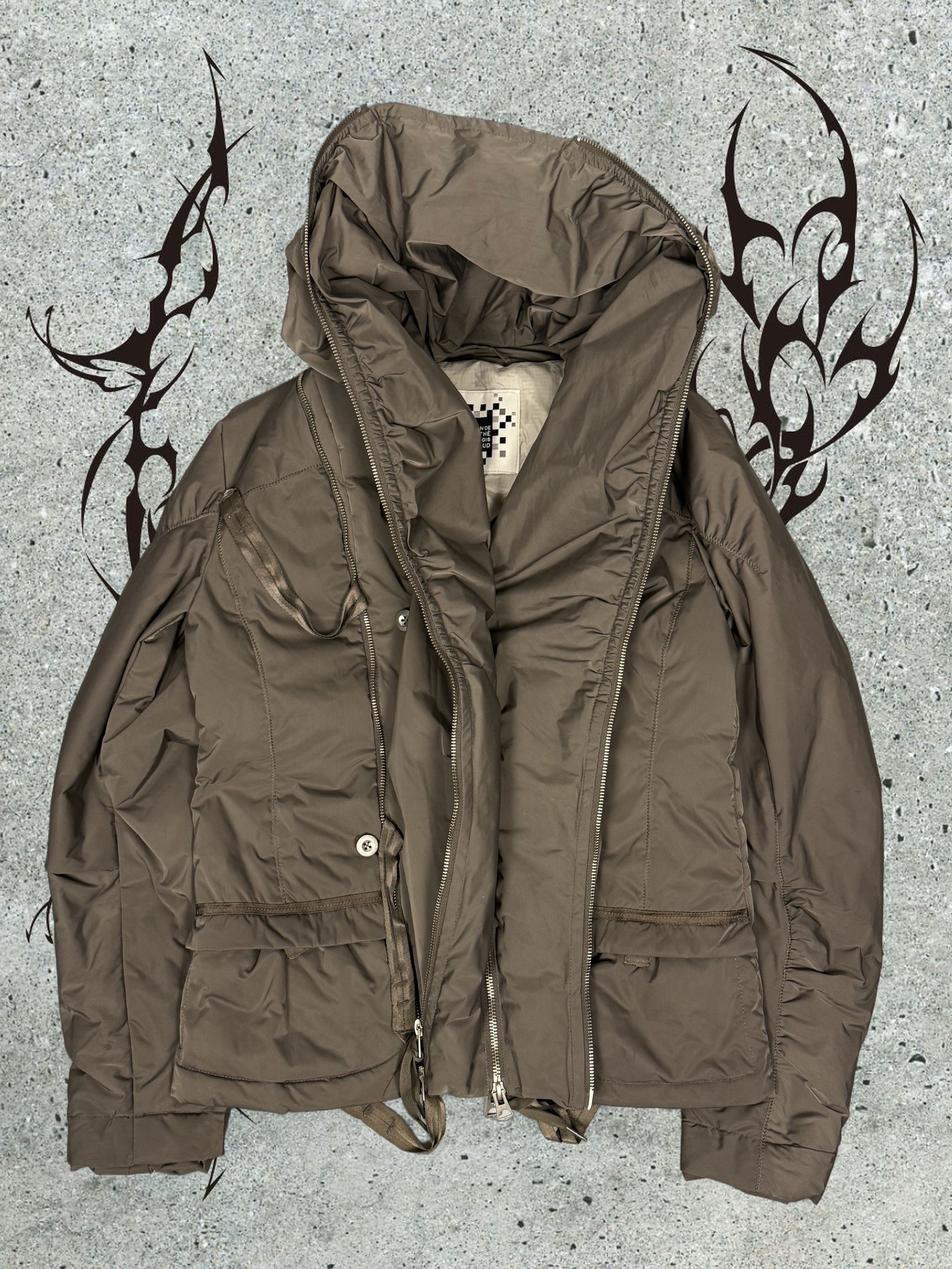 Marithe + Francois Girbaud Vintage M+FG double breasted scuba collar down jacket Size L / US 10 / IT 46 - 3 Thumbnail