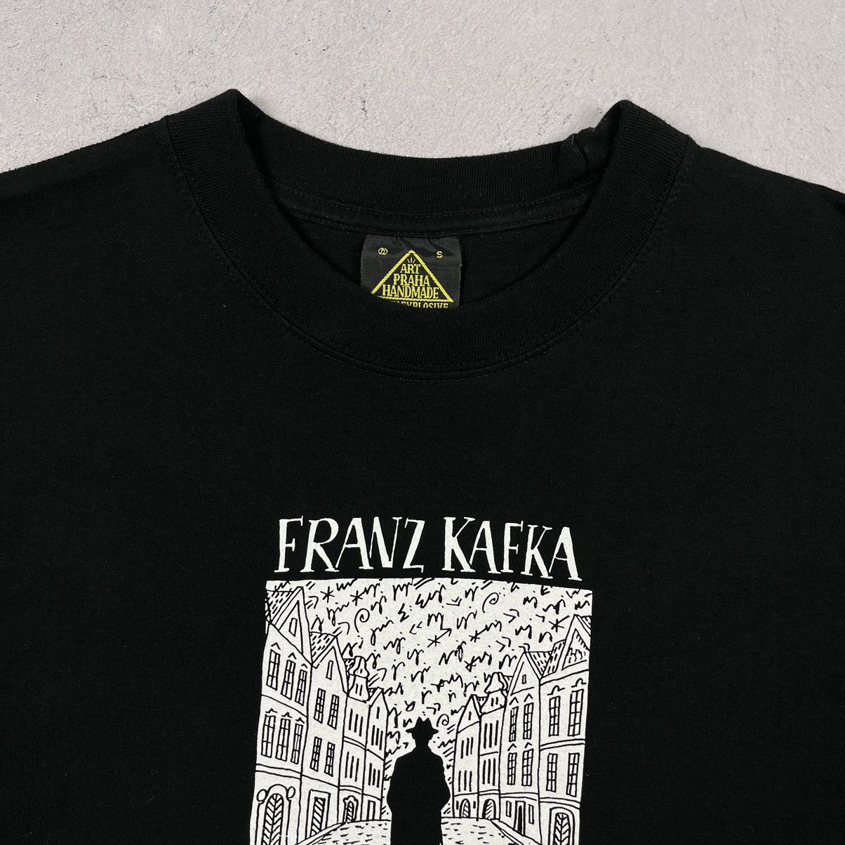 Vintage Vintage Franz Kafka Prague art tee 1991 Size US S / EU 44-46 / 1 - 3 Thumbnail