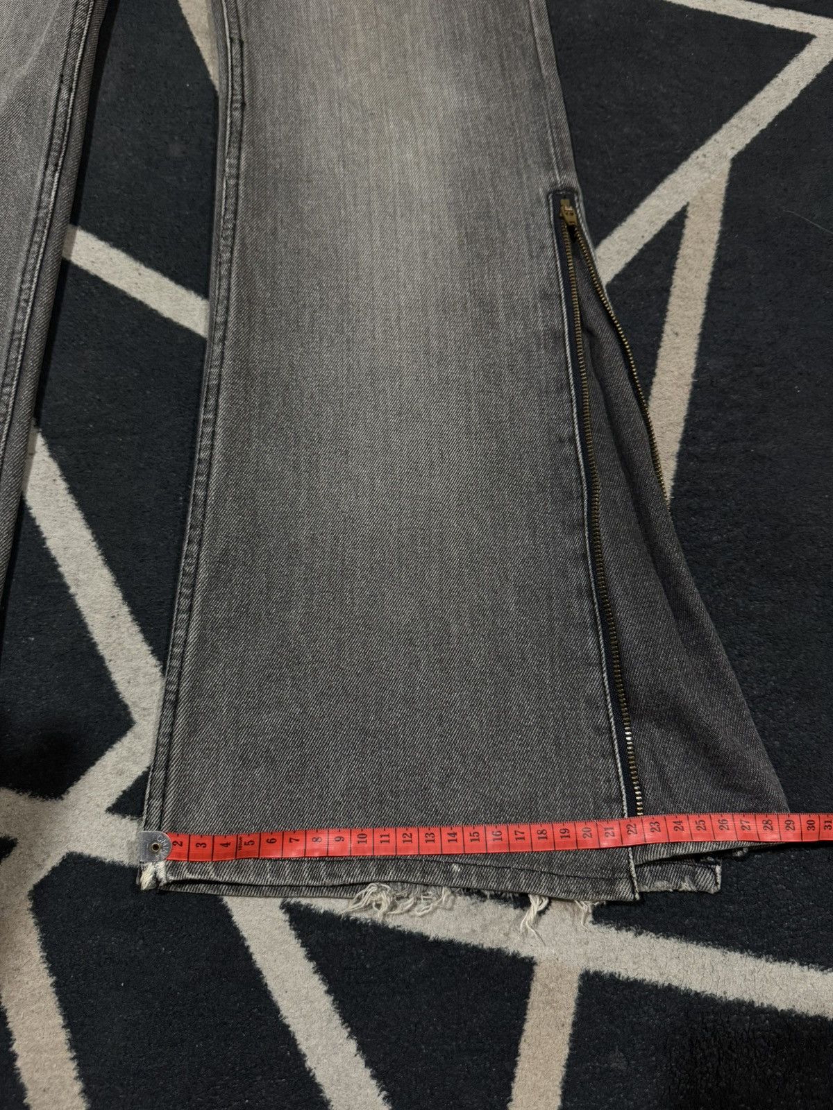 PPFM PPFM Double Waist Flared Denim Size US 30 / EU 46 - 8 Thumbnail
