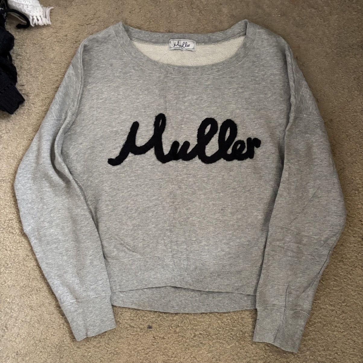 Japanese Brand × Vintage Muller Embroidered Sweater Size S / US 4 / IT 40 - 1 Thumbnail