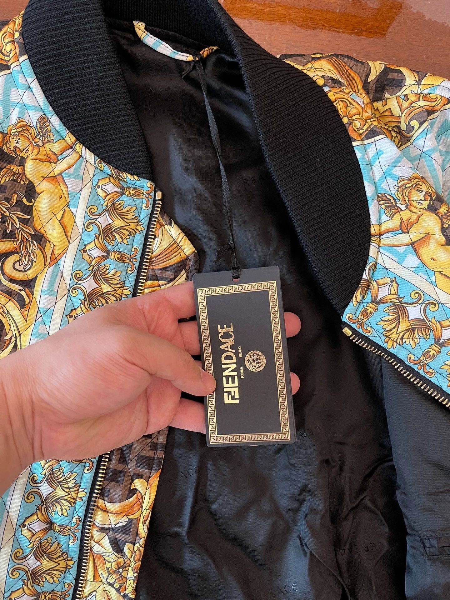 Versace Versace x Fendi Silk FF Jacket 48 New With Tags Size US M / EU 48-50 / 2 - 6 Thumbnail
