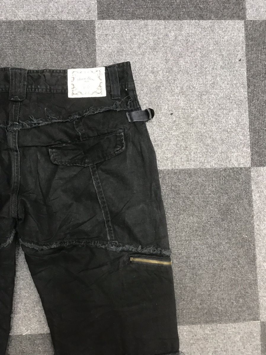 Japanese Brand × Seditionaries Flare🔥Root Three Japan Seditionaries Punk Cargo Pant Size US 32 / EU 48 - 13 Thumbnail