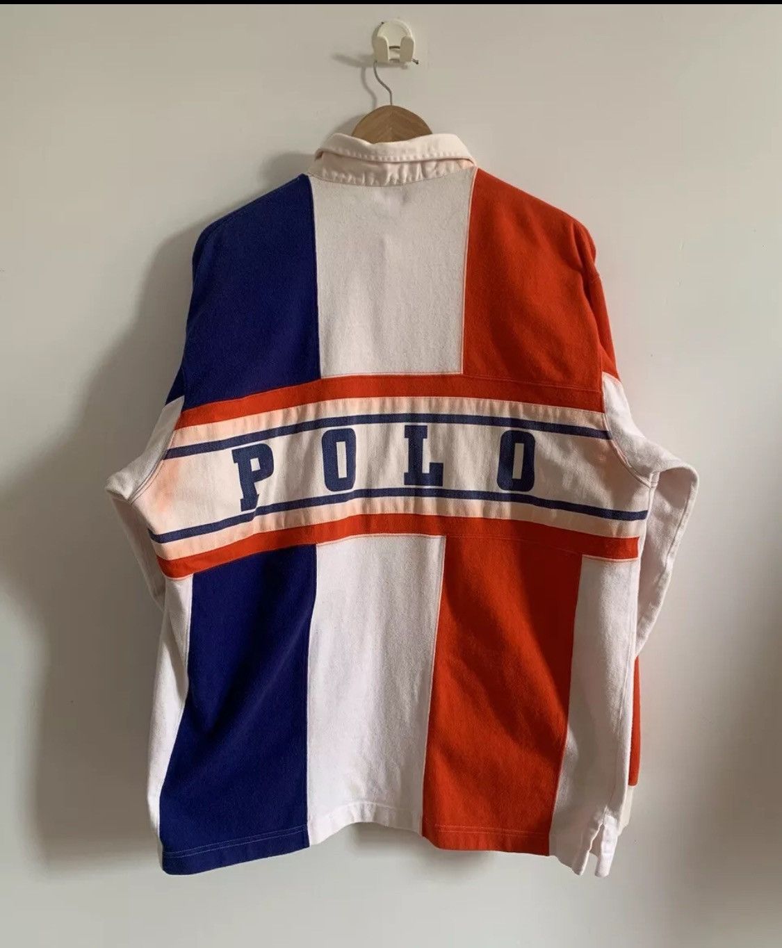 Polo Ralph Lauren 90’s Dutch Rugby Spell Out Size US L / EU 52-54 / 3 - 1 Thumbnail