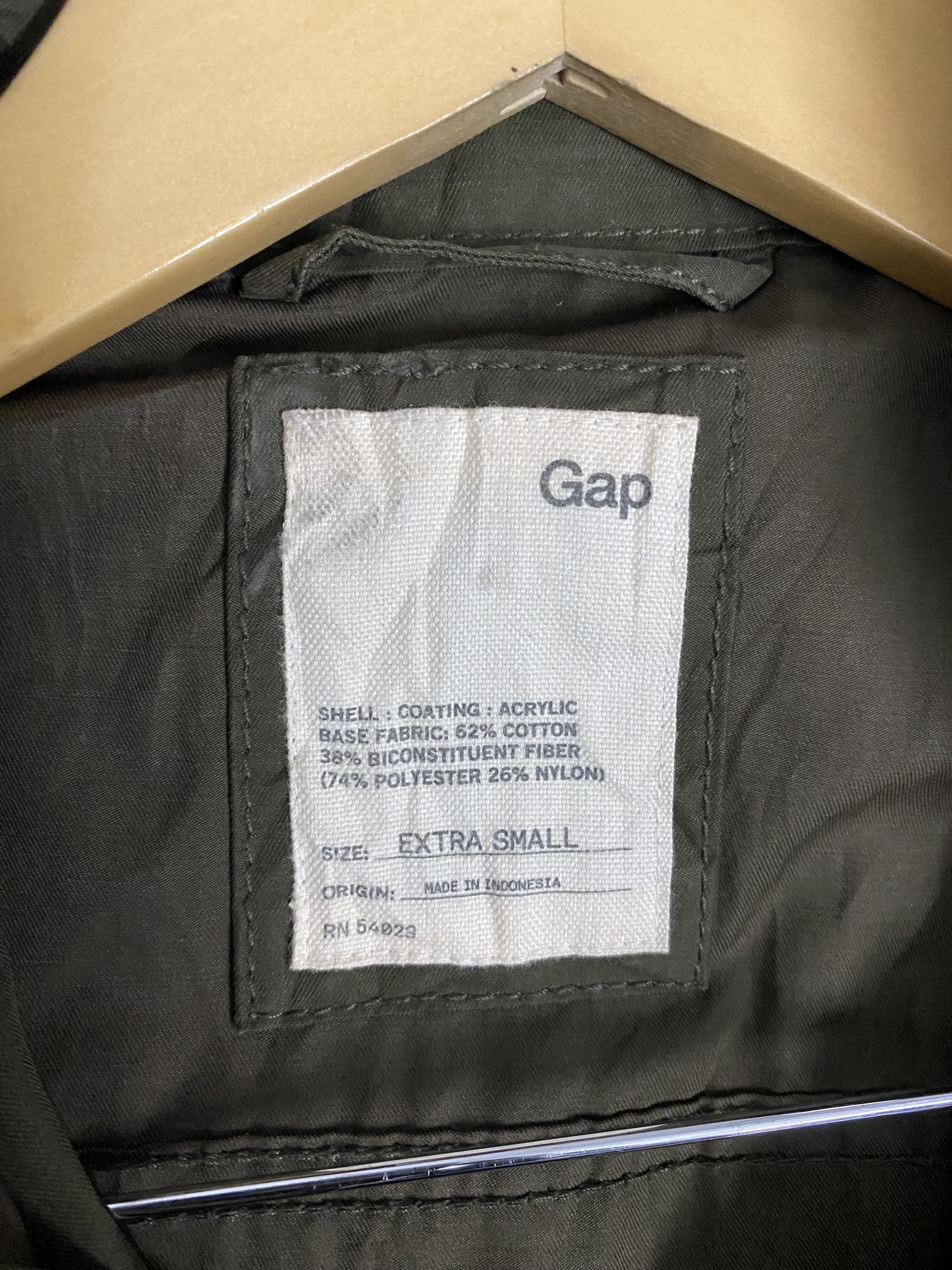 Gap Vtg Gap Military Jacket Size US XS / EU 42 / 0 - 5 Thumbnail