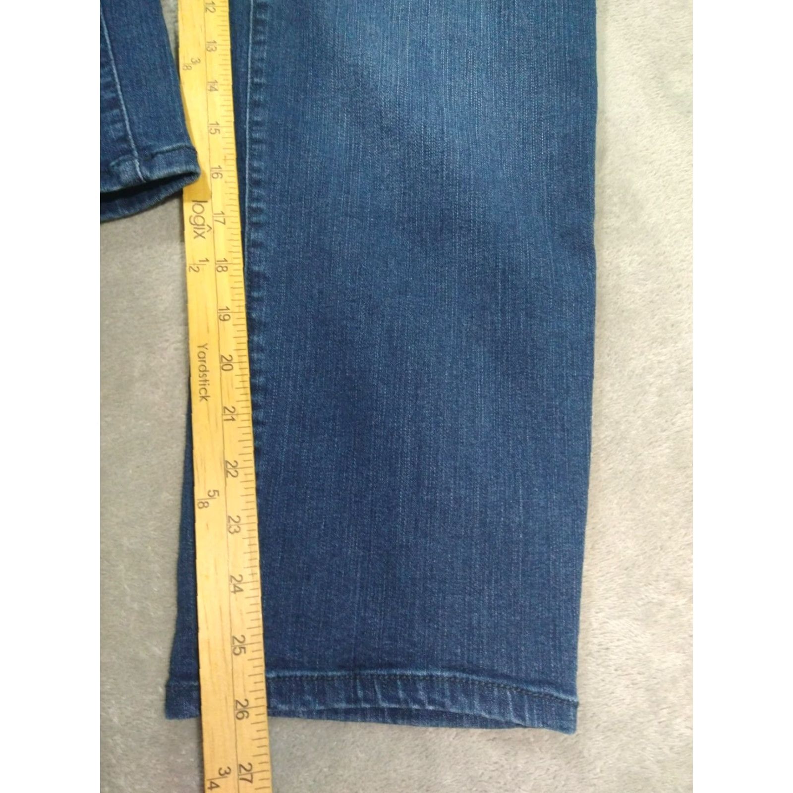 Torrid Torrid Jeans 20R Womens Blue Perfect Skinny Ankle Stretch Mid Rise Dark Wash Size 42" / US 20 - 5 Thumbnail