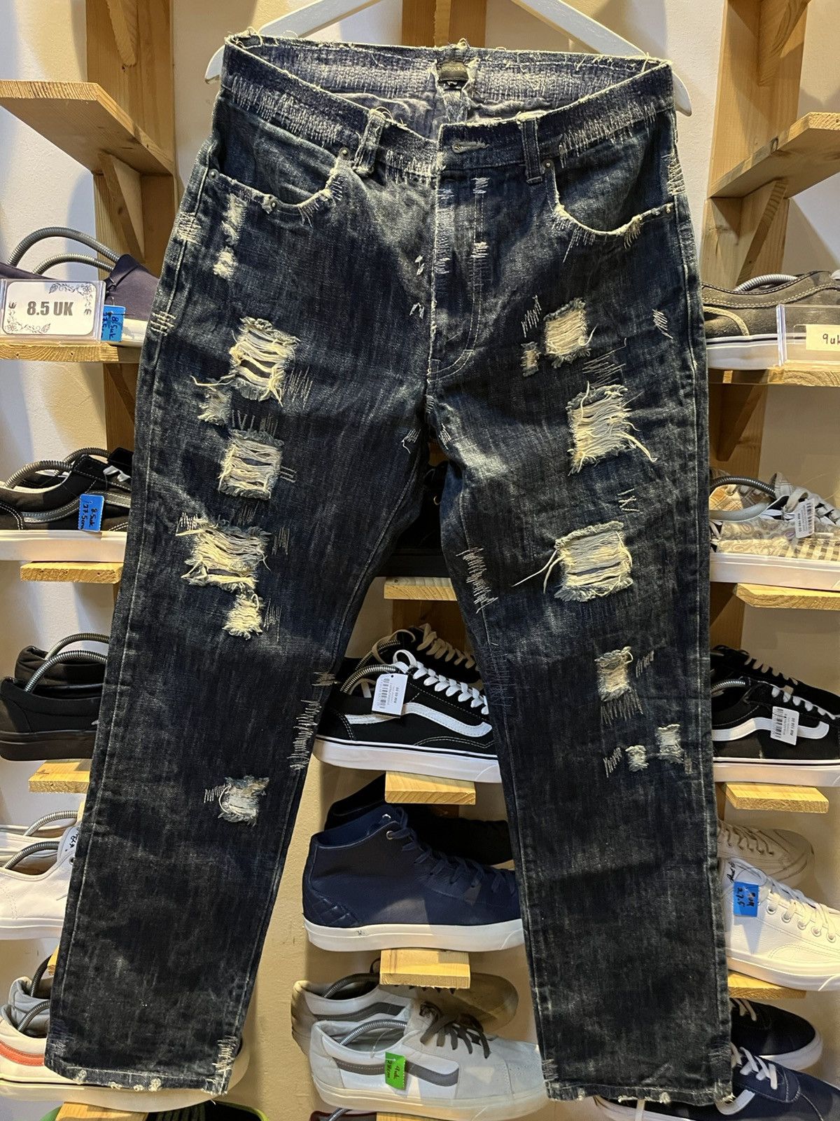 Vintage Vintage exscape Style Distressed Jeans Size US 32 / EU 48 - 1 Thumbnail