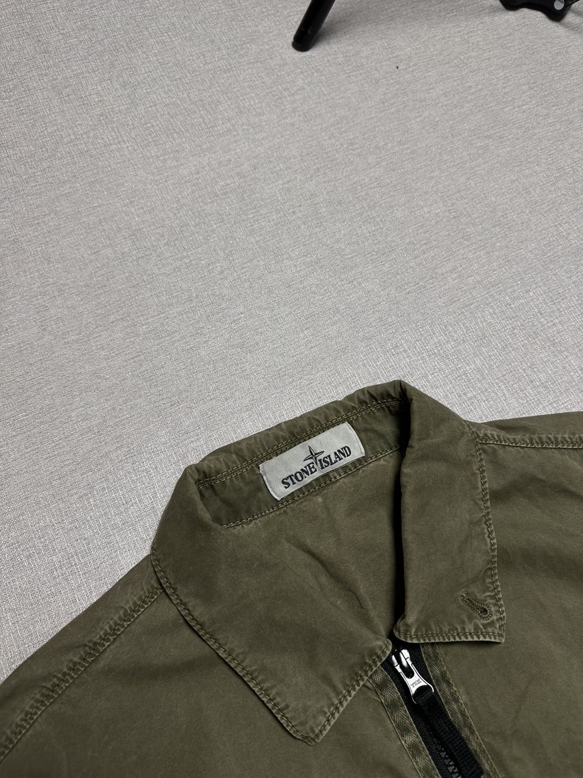 Massimo Osti Stone Island Garment Dyed Zip Overshirt Size US M / EU 48-50 / 2 - 4 Thumbnail