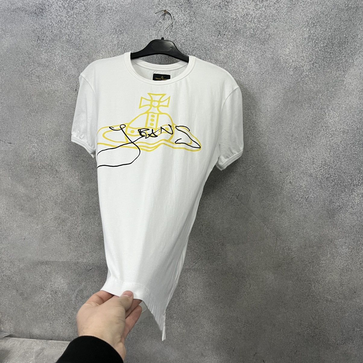 Vivienne Westwood Vivienne Westwood T shirt Big Logo White Size US M / EU 48-50 / 2 - 7 Thumbnail