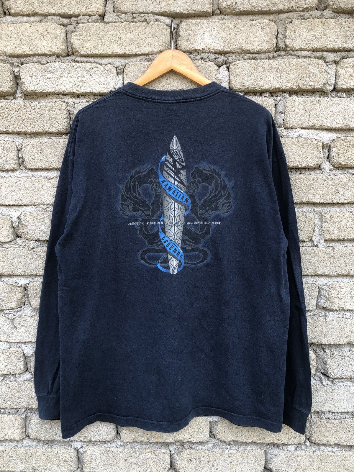Vintage Crazy Vintage Y2K Hawaiian Legend Surfboards LS Shirt Size US XL / EU 56 / 4 - 1 Thumbnail