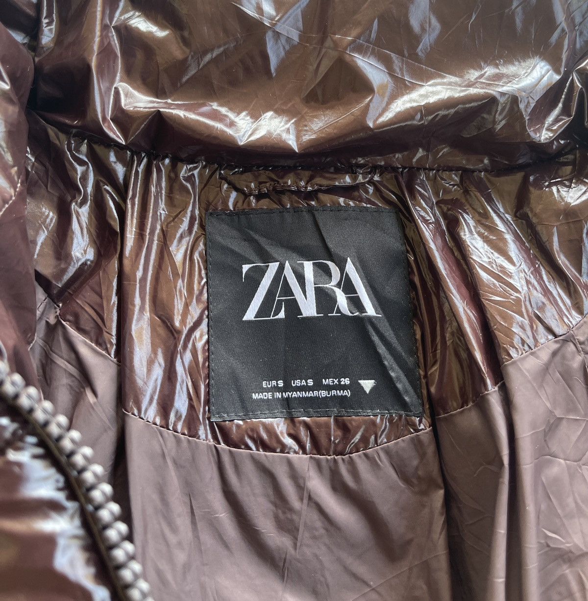Zara Cropped Puffer Jacket Size S / US 4 / IT 40 - 8 Thumbnail