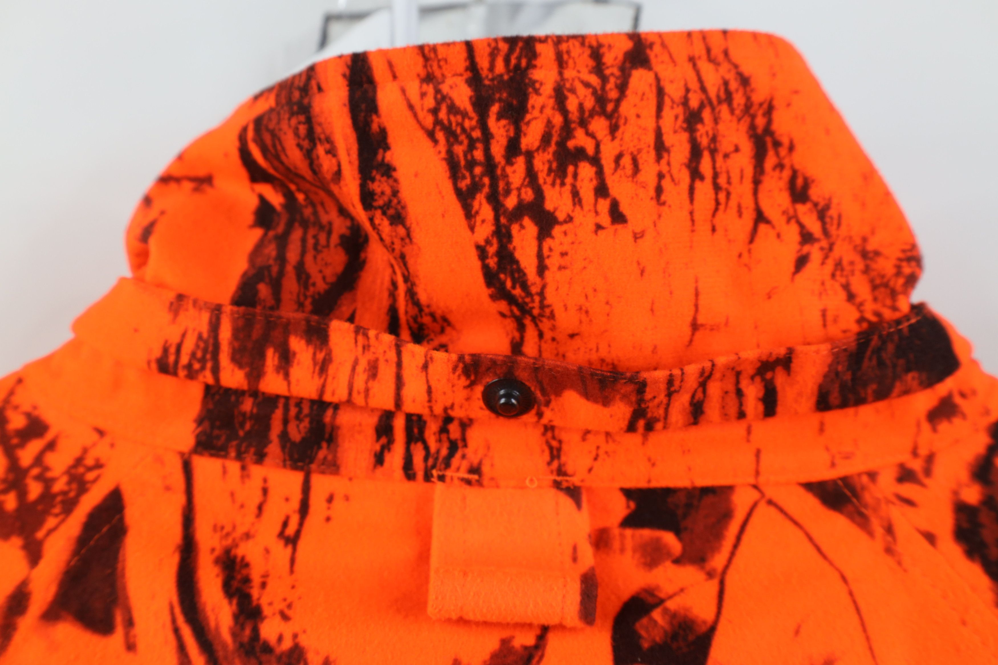 Vintage Vintage 90s Streetwear Camouflage Puffer Jacket Blaze Orange Size US XL / EU 56 / 4 - 12 Thumbnail