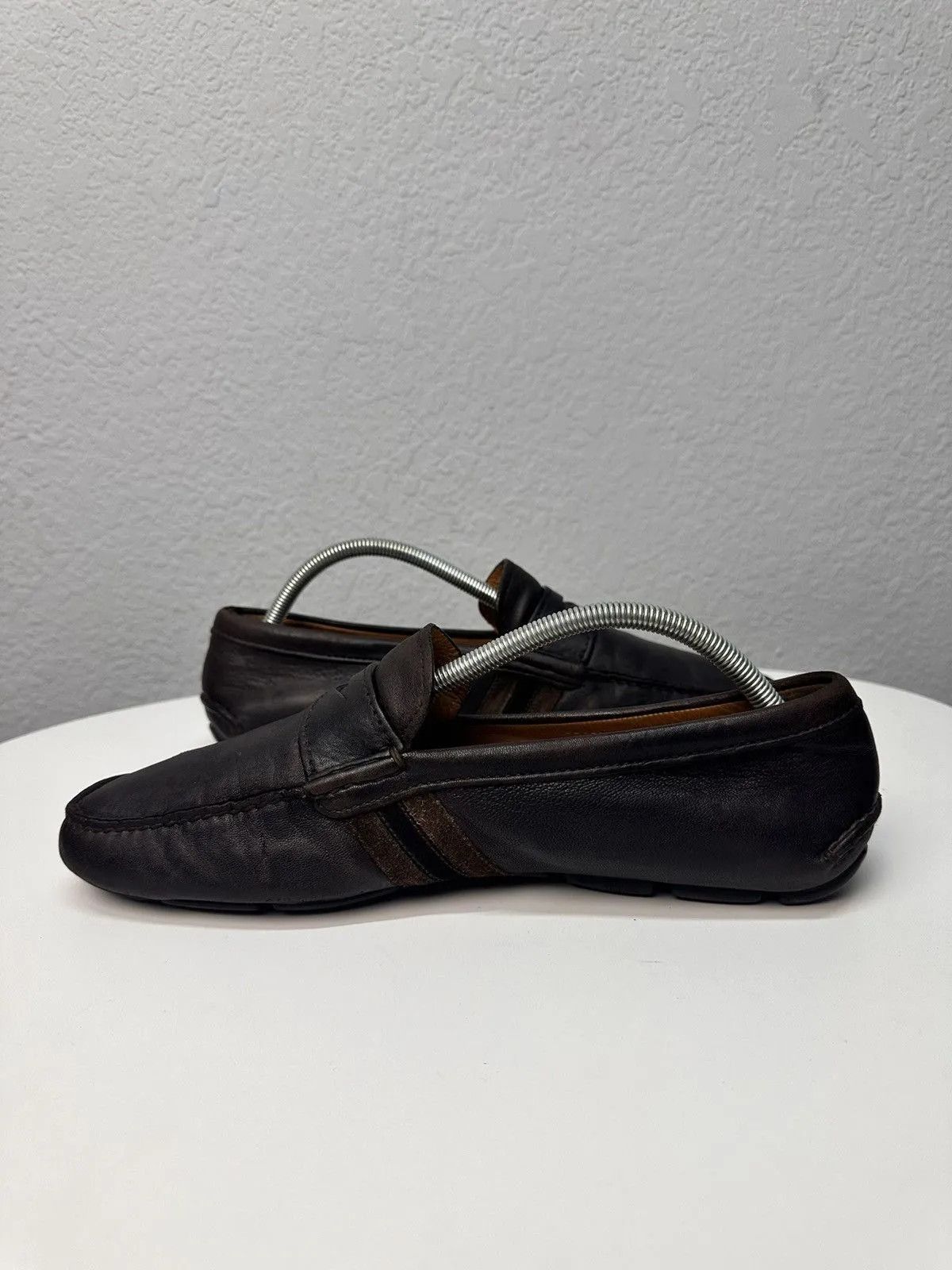 Vintage Prada Shoes Brown Leather Vintage Design luisvuitton Style Size US 9.5 / EU 42-43 - 6 Thumbnail