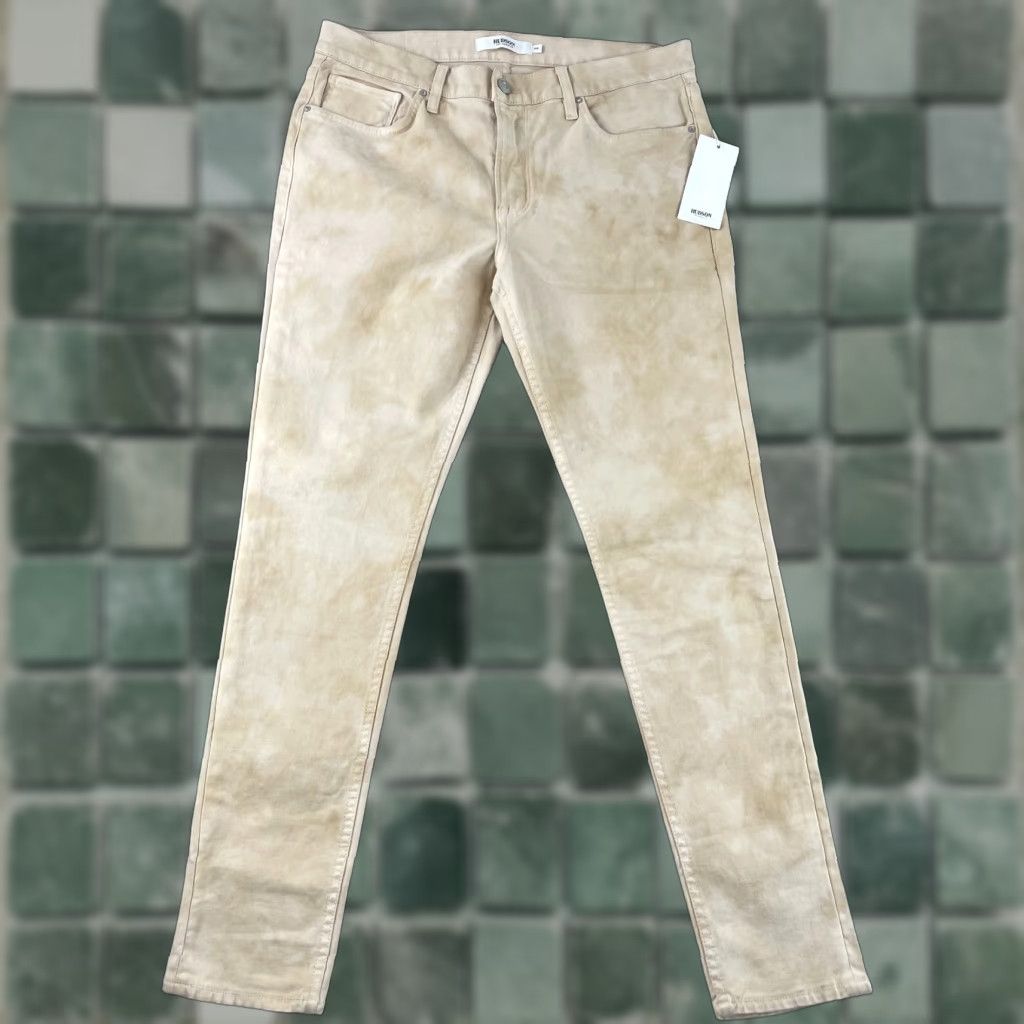 Hudson HUDSON Jeans Men 34x32 Sand Fatigue Zack Skinny Premium NWT Jeans Mens Slim 34 32 Beige Denim 5-Pocket Style Skinny 90s? Size US 34 / EU 50 - 1 Thumbnail